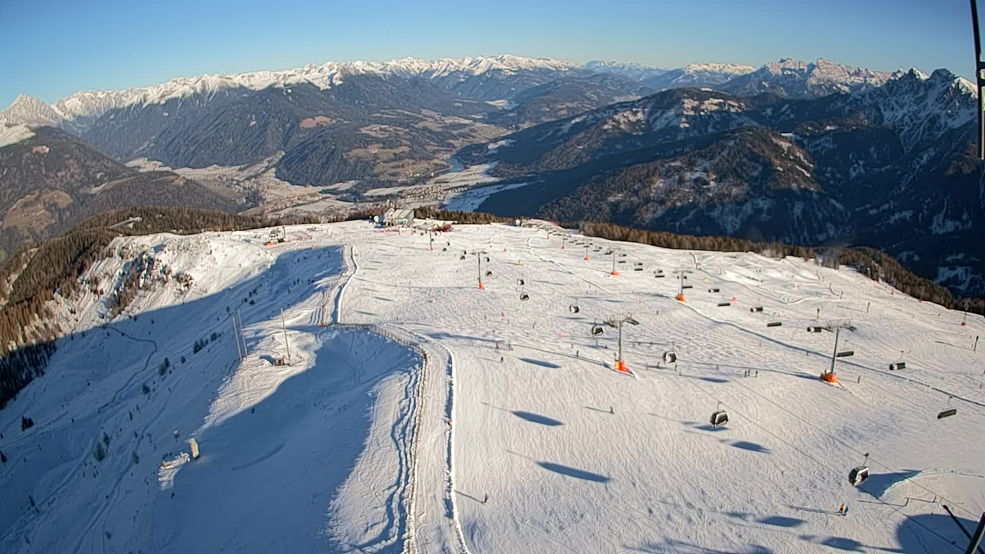 Kronplatz vrh | pogled na Valdaora – Olang