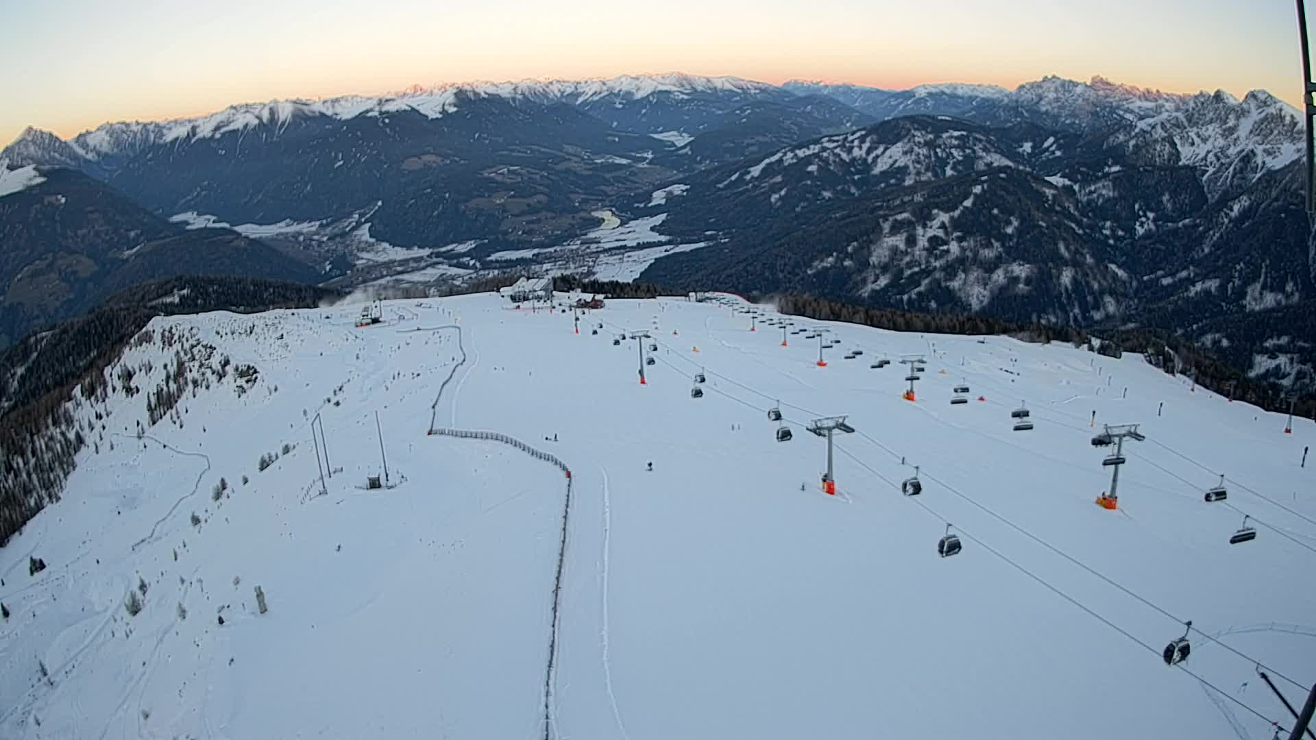 Sommet du Kronplatz | vue sur Valdaora – Olang