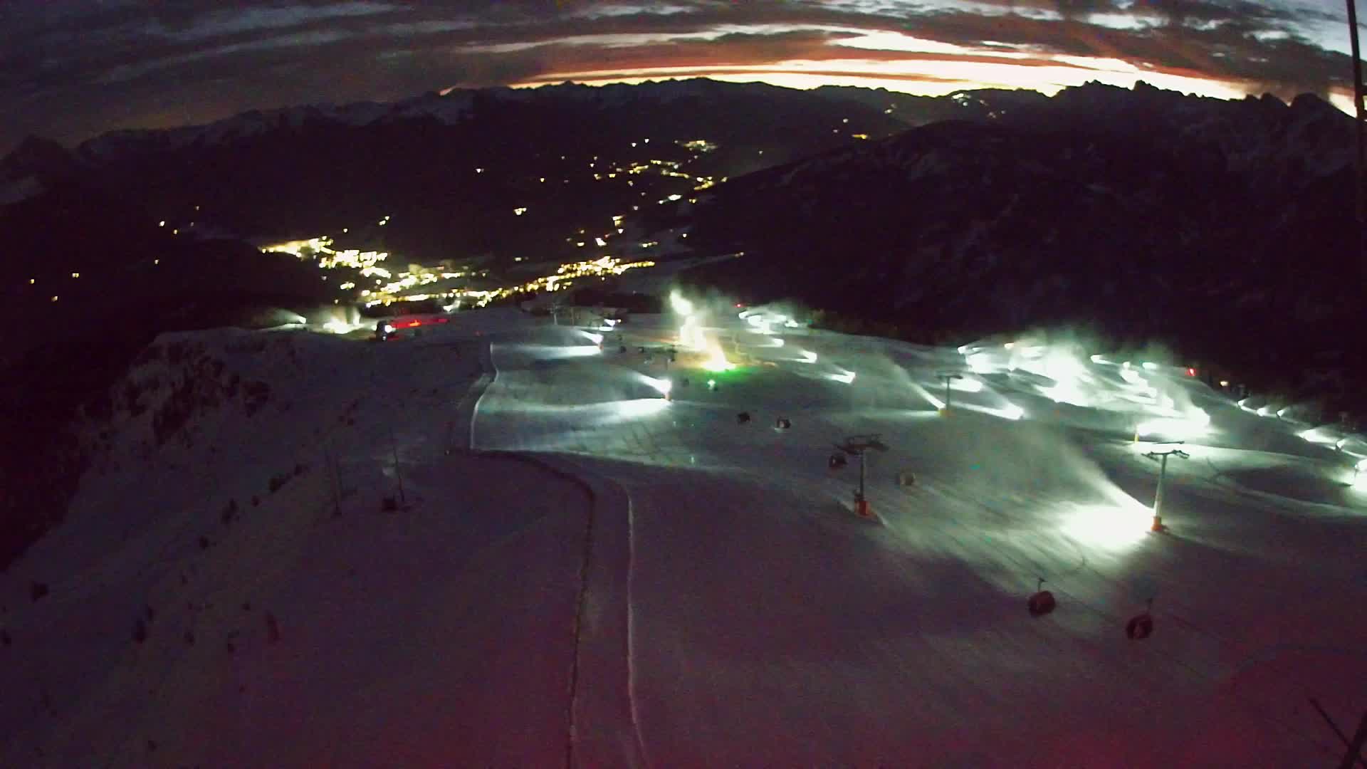 Kronplatz-Gipfel | Blick nach Olang – Valdaora