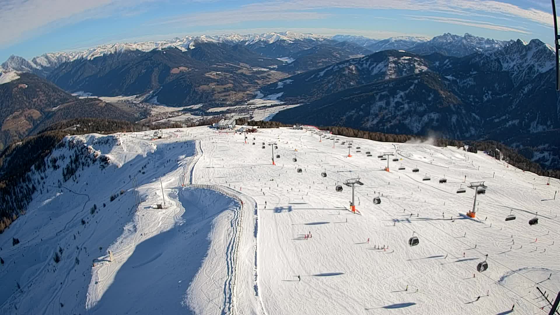 Sommet du Kronplatz | vue sur Valdaora – Olang