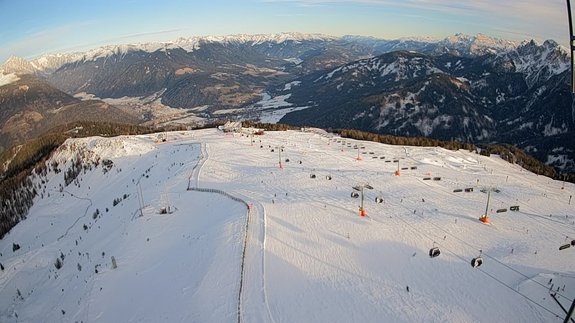 Kronplatz vrh | pogled na Valdaora – Olang