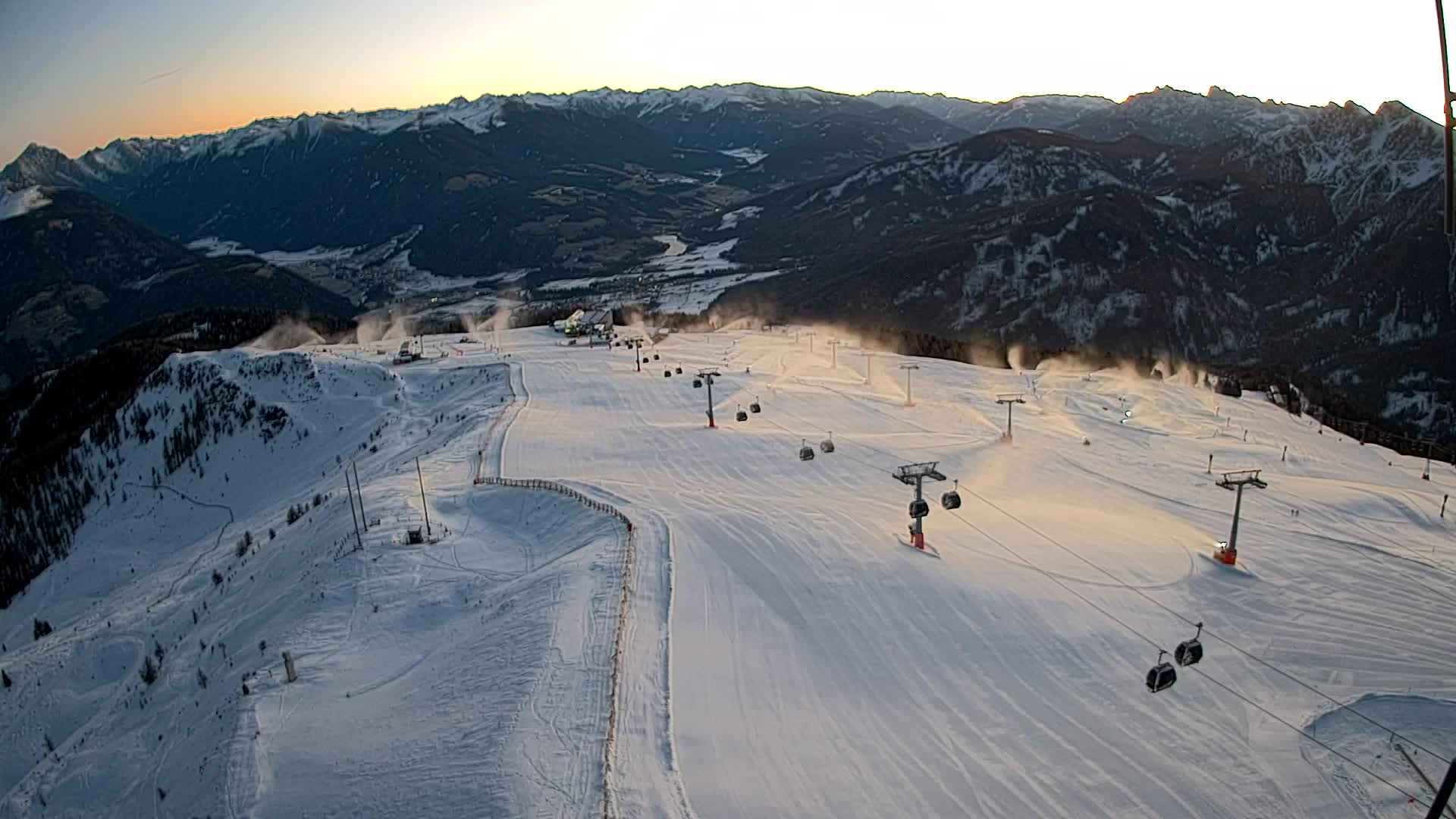 Kronplatz vrh | pogled na Valdaora – Olang