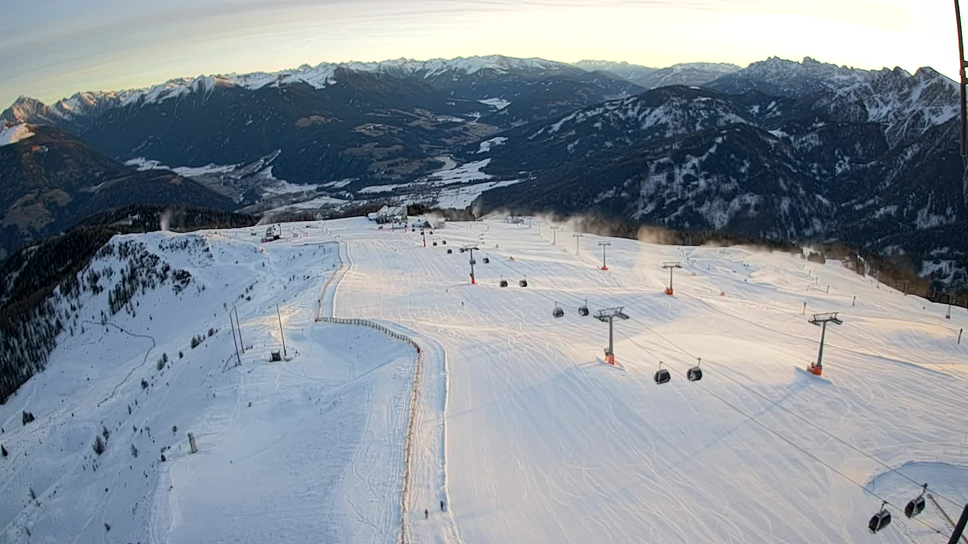 Kronplatz vrh | pogled na Valdaora – Olang