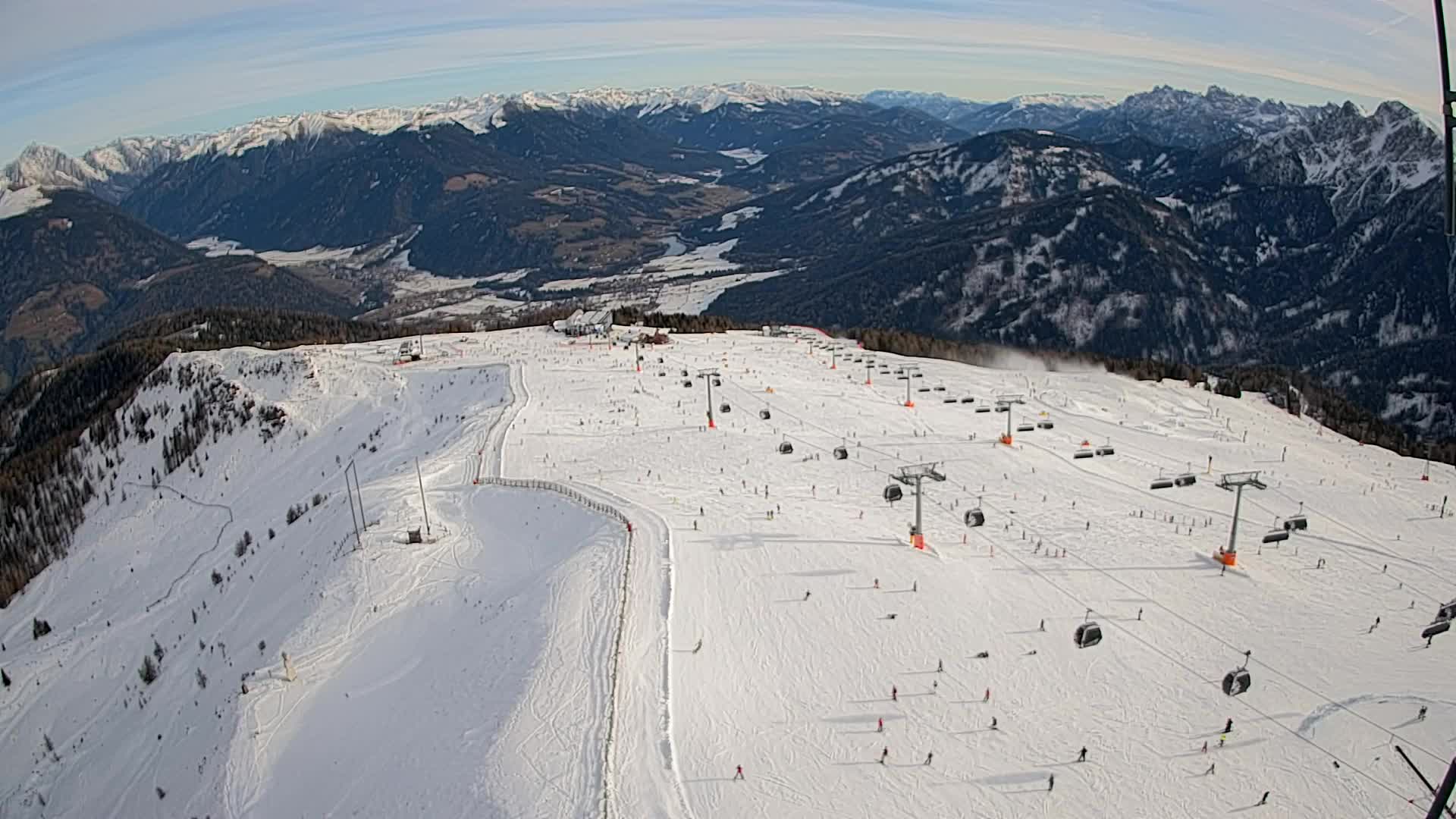 Kronplatz vrh | pogled na Valdaora – Olang
