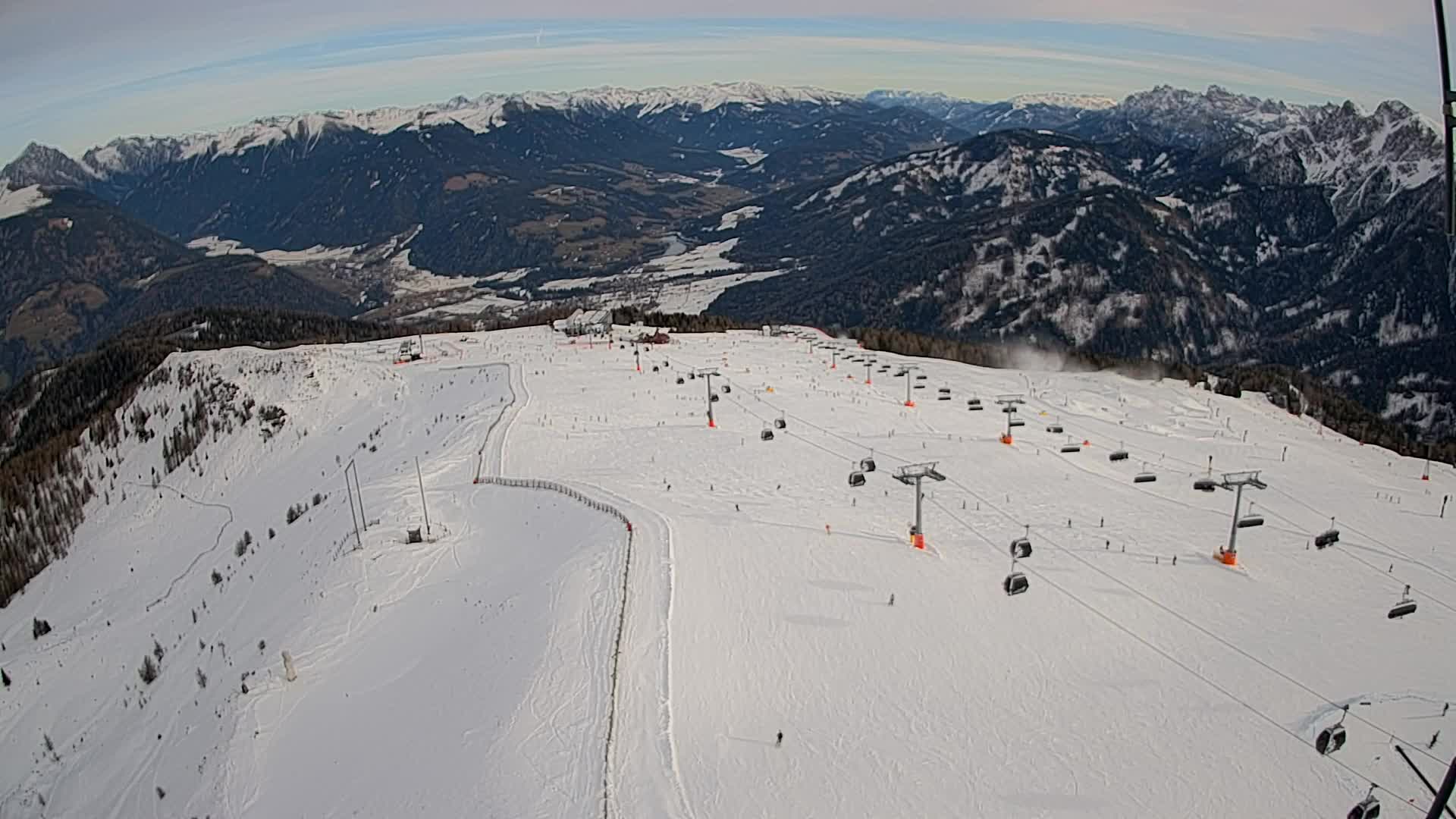 Kronplatz vrh | pogled na Valdaora – Olang