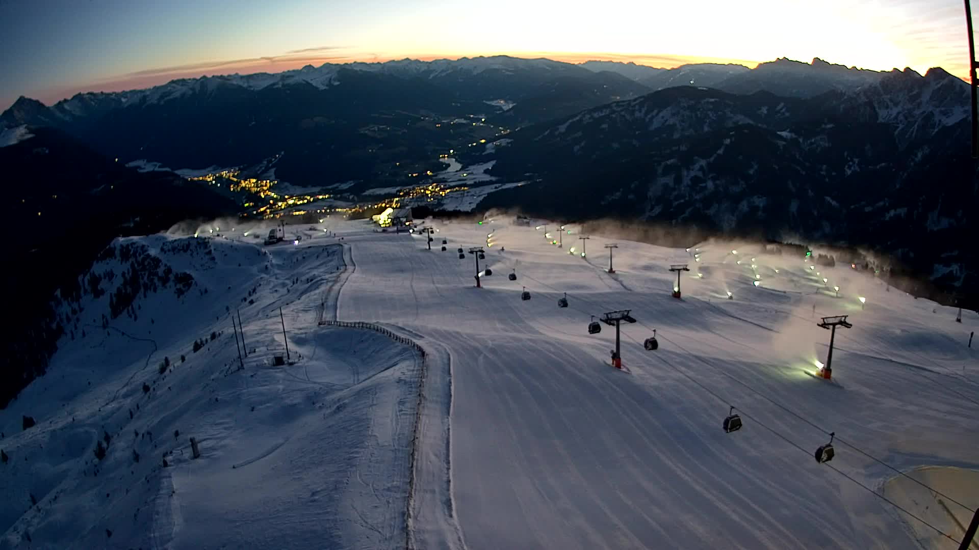 Kronplatz vrh | pogled na Valdaora – Olang