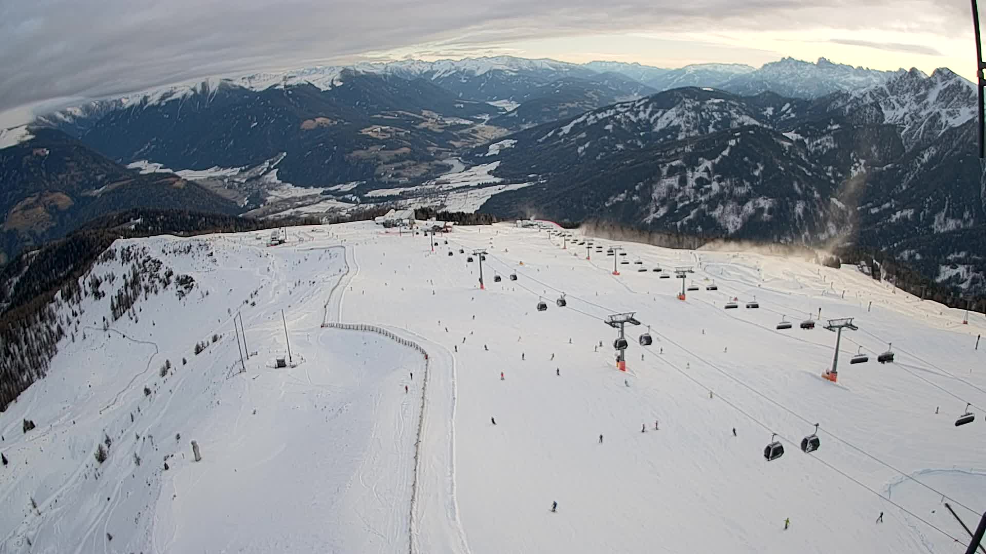 Kronplatz vrh | pogled na Valdaora – Olang