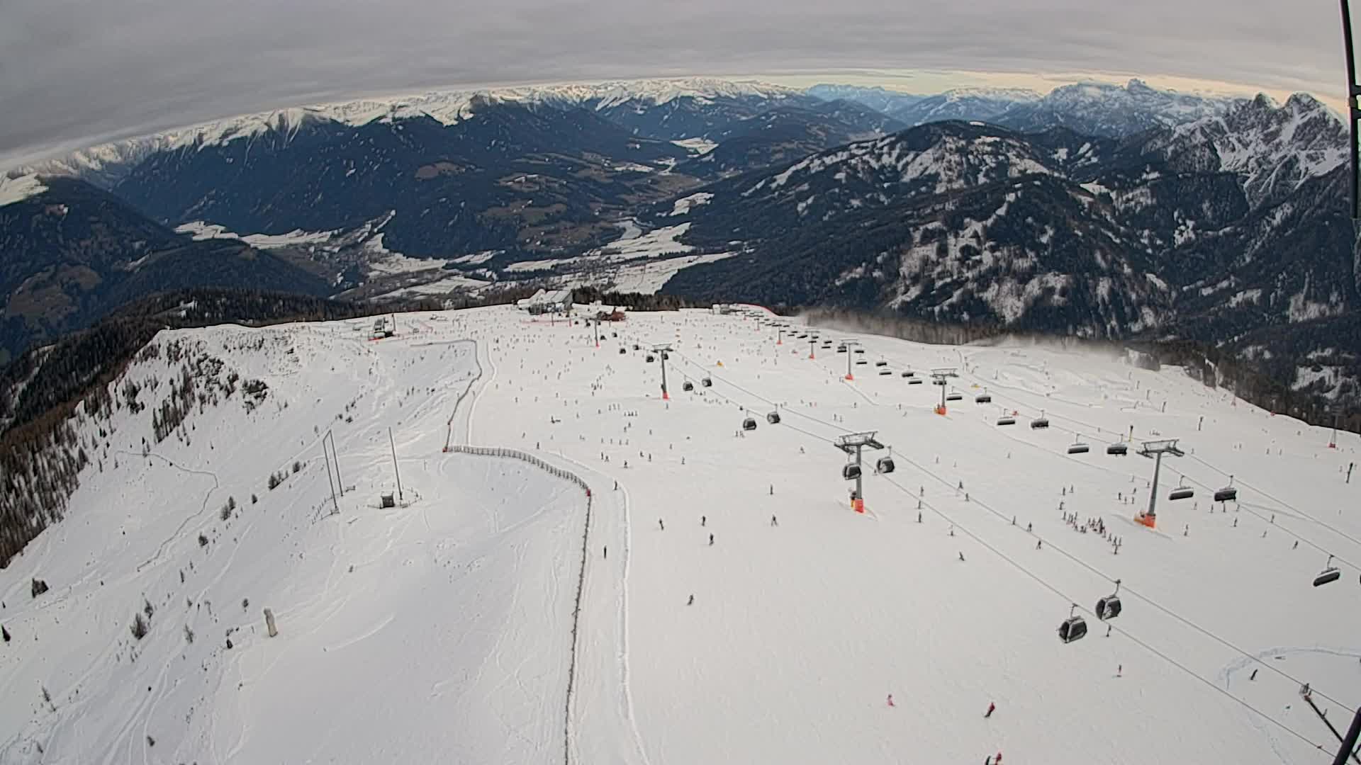Kronplatz vrh | pogled na Valdaora – Olang