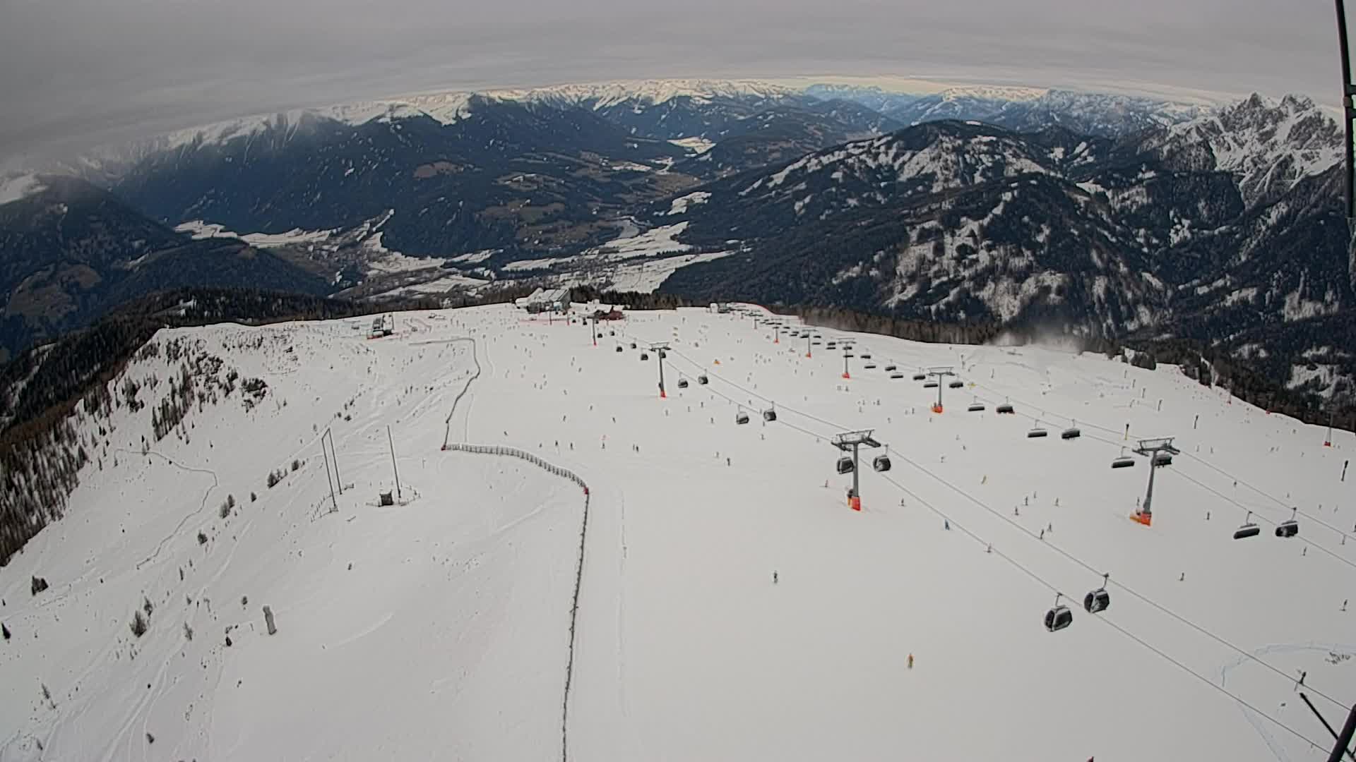 Kronplatz vrh | pogled na Valdaora – Olang