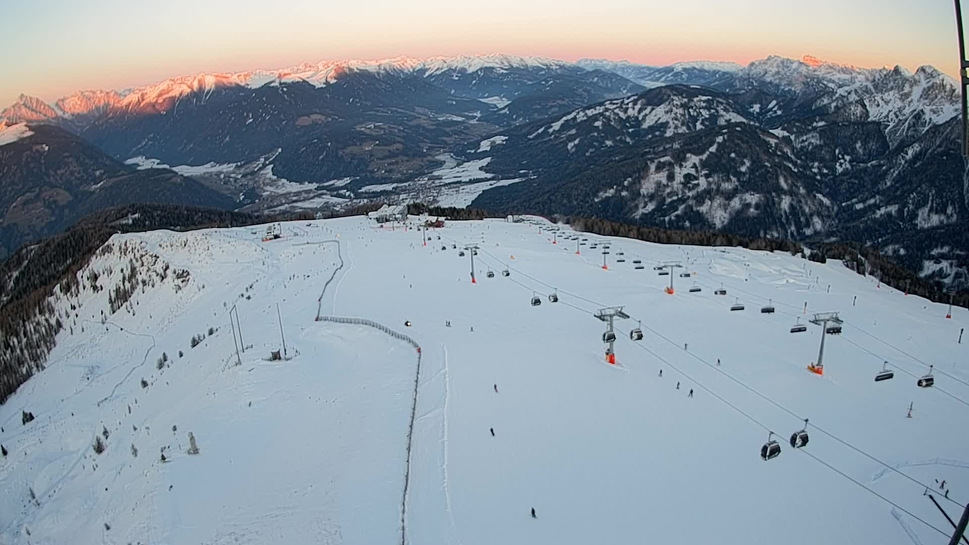 Sommet du Kronplatz | vue sur Valdaora – Olang