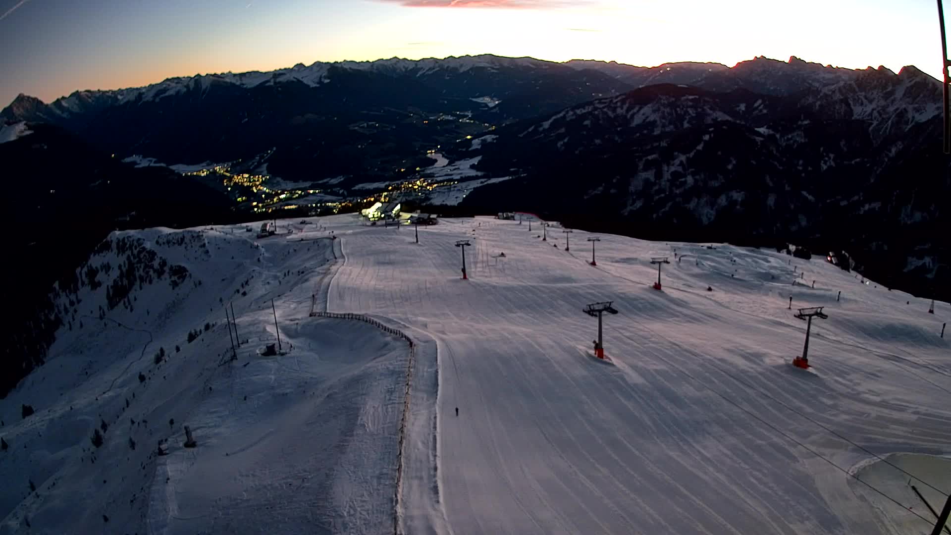 Kronplatz-Gipfel | Blick nach Olang – Valdaora
