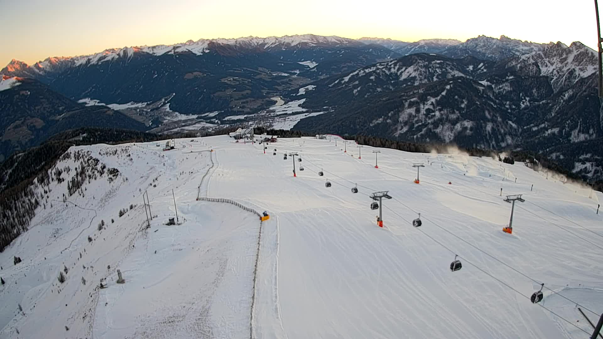 Sommet du Kronplatz | vue sur Valdaora – Olang