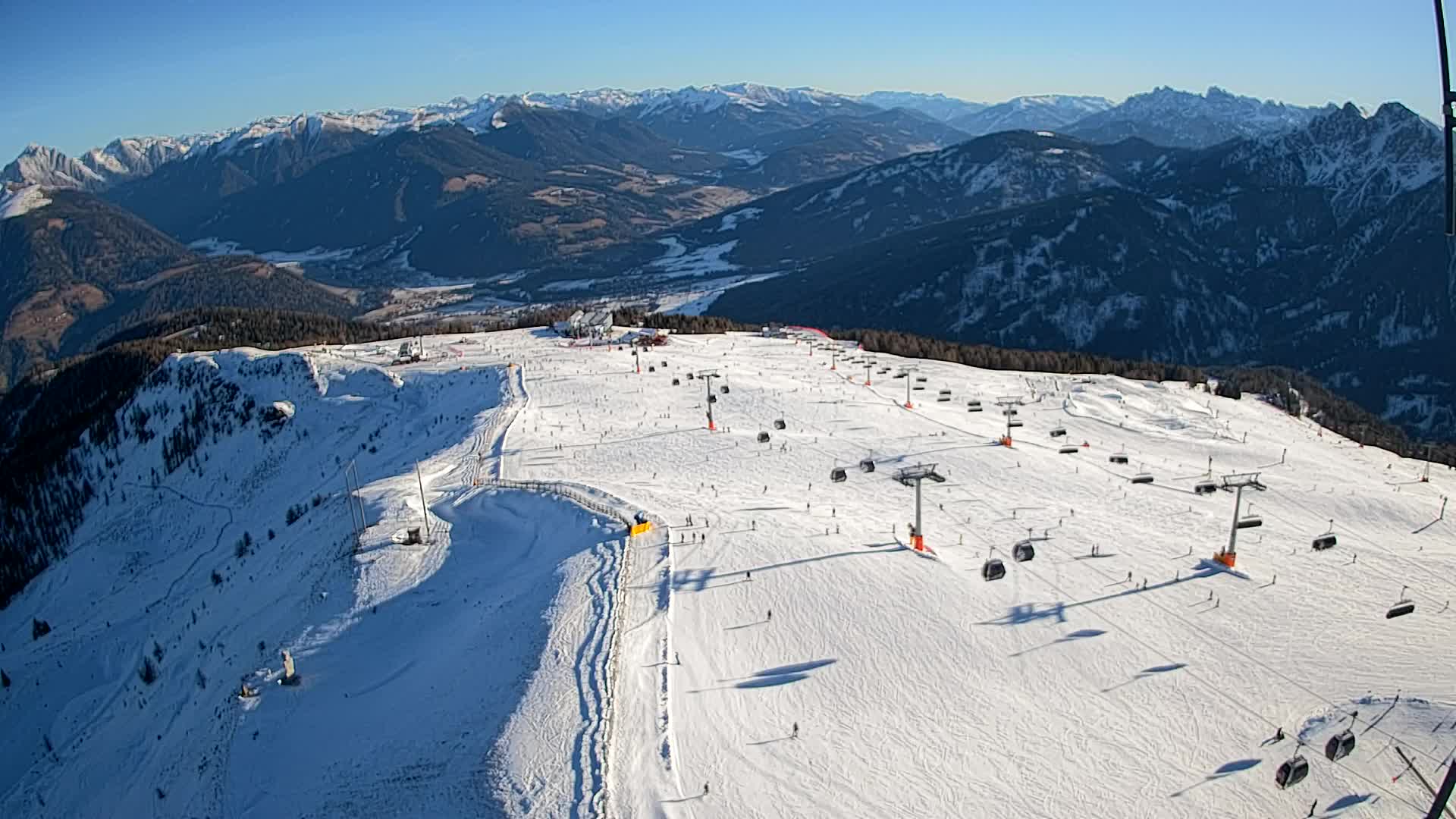 Sommet du Kronplatz | vue sur Valdaora – Olang