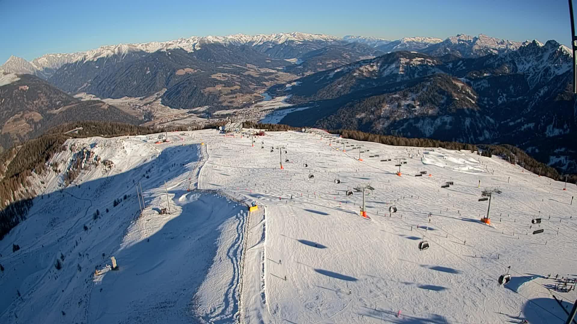 Sommet du Kronplatz | vue sur Valdaora – Olang