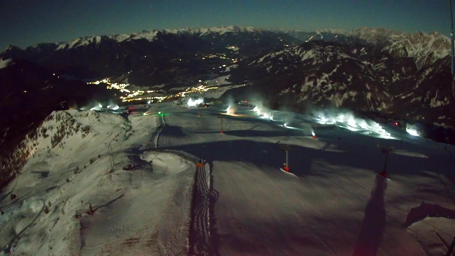 Kronplatz-Gipfel | Blick nach Olang – Valdaora