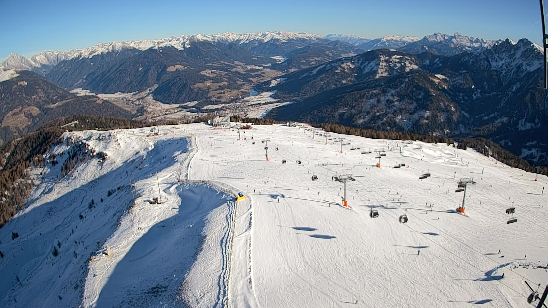 Kronplatz vrh | pogled na Valdaora – Olang