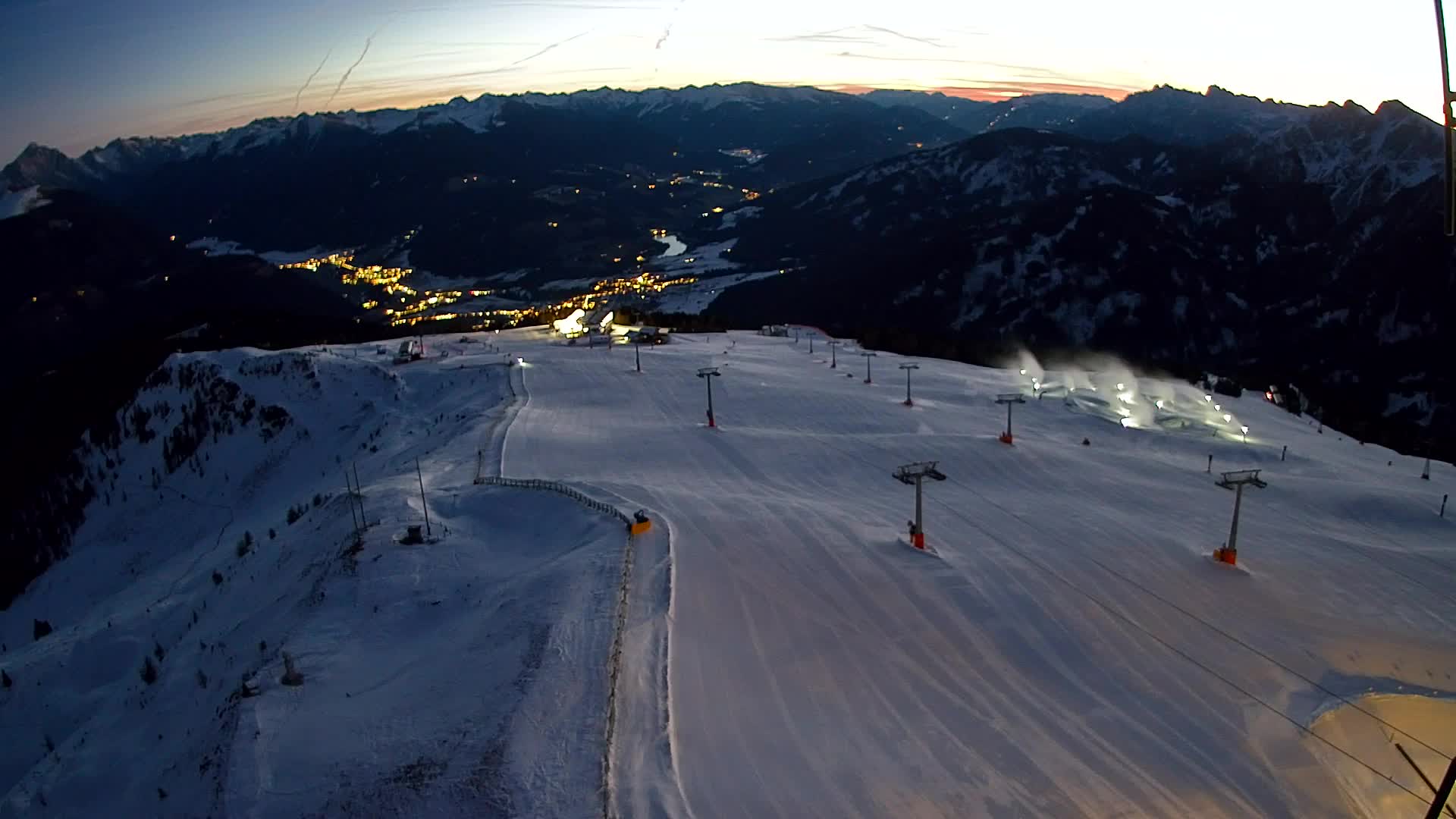 Kronplatz vrh | pogled na Valdaora – Olang