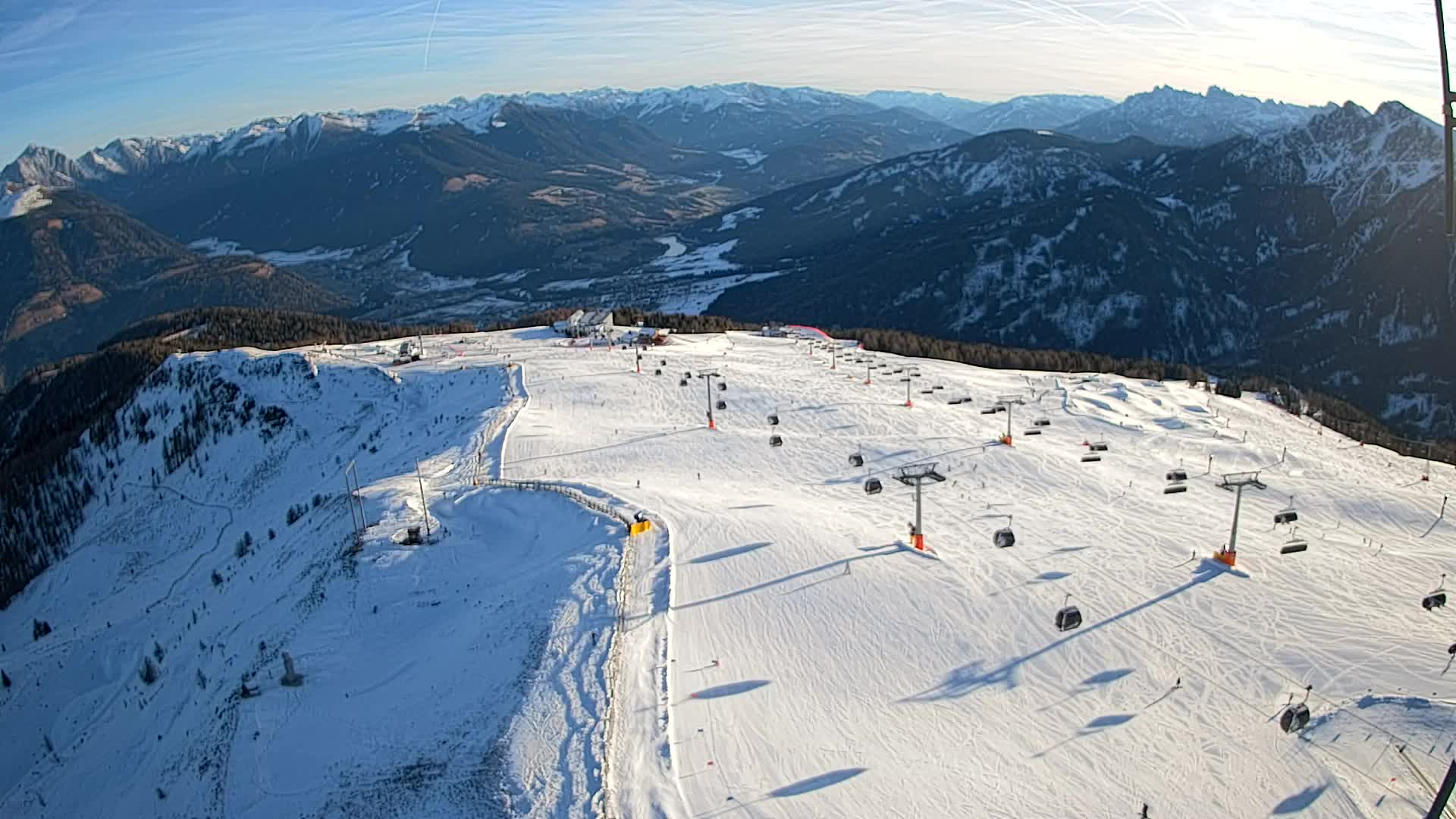 Kronplatz vrh | pogled na Valdaora – Olang