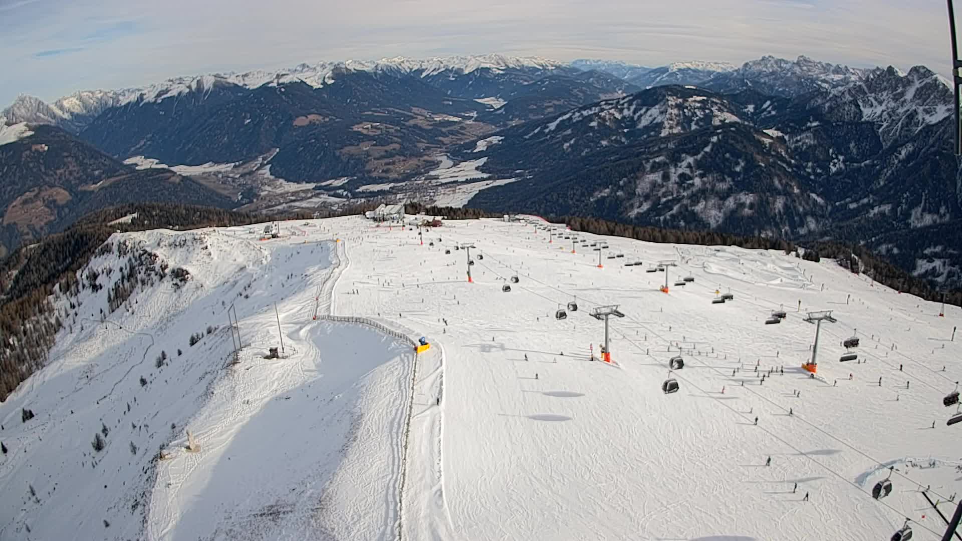 Kronplatz vrh | pogled na Valdaora – Olang