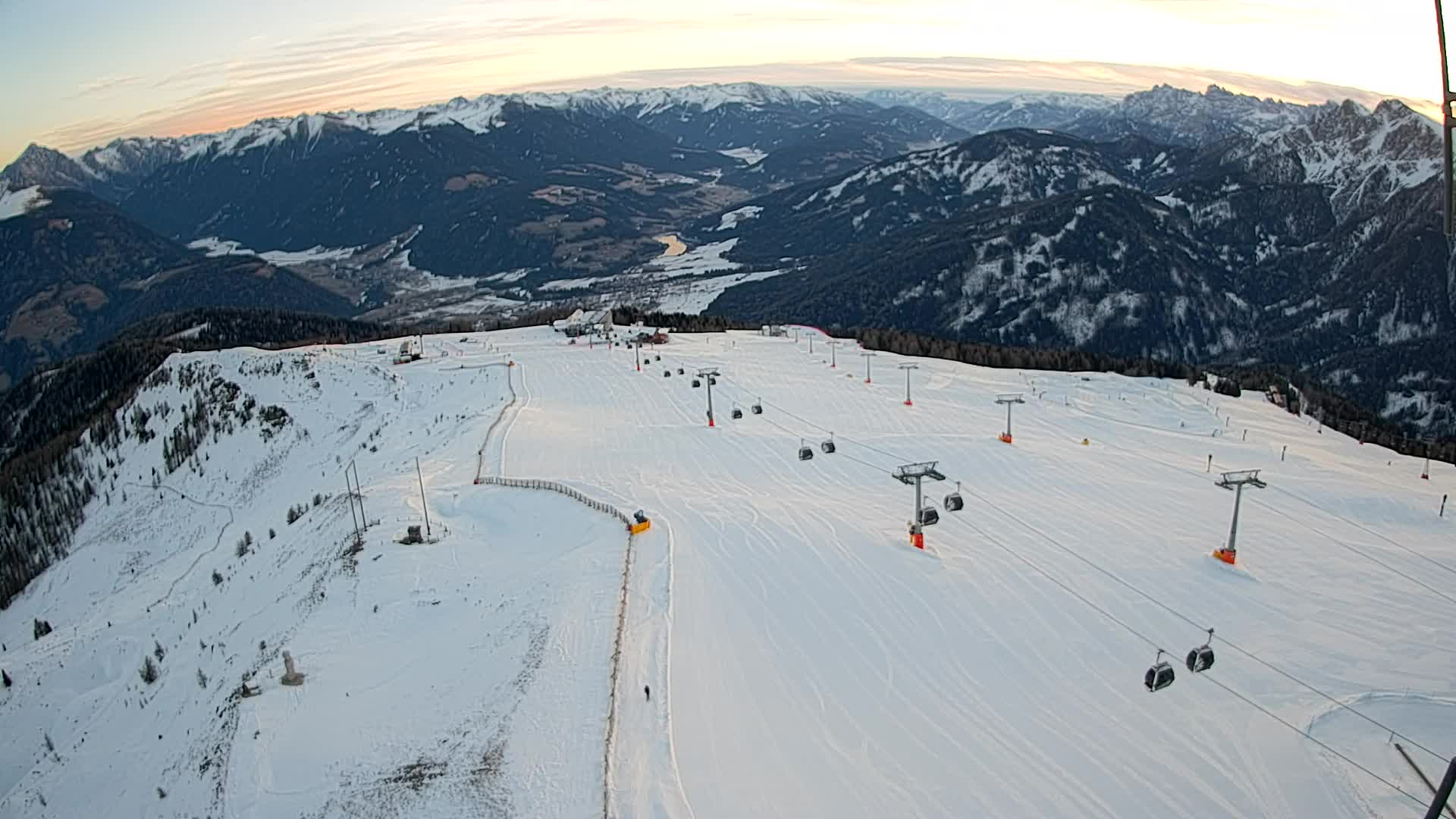 Sommet du Kronplatz | vue sur Valdaora – Olang