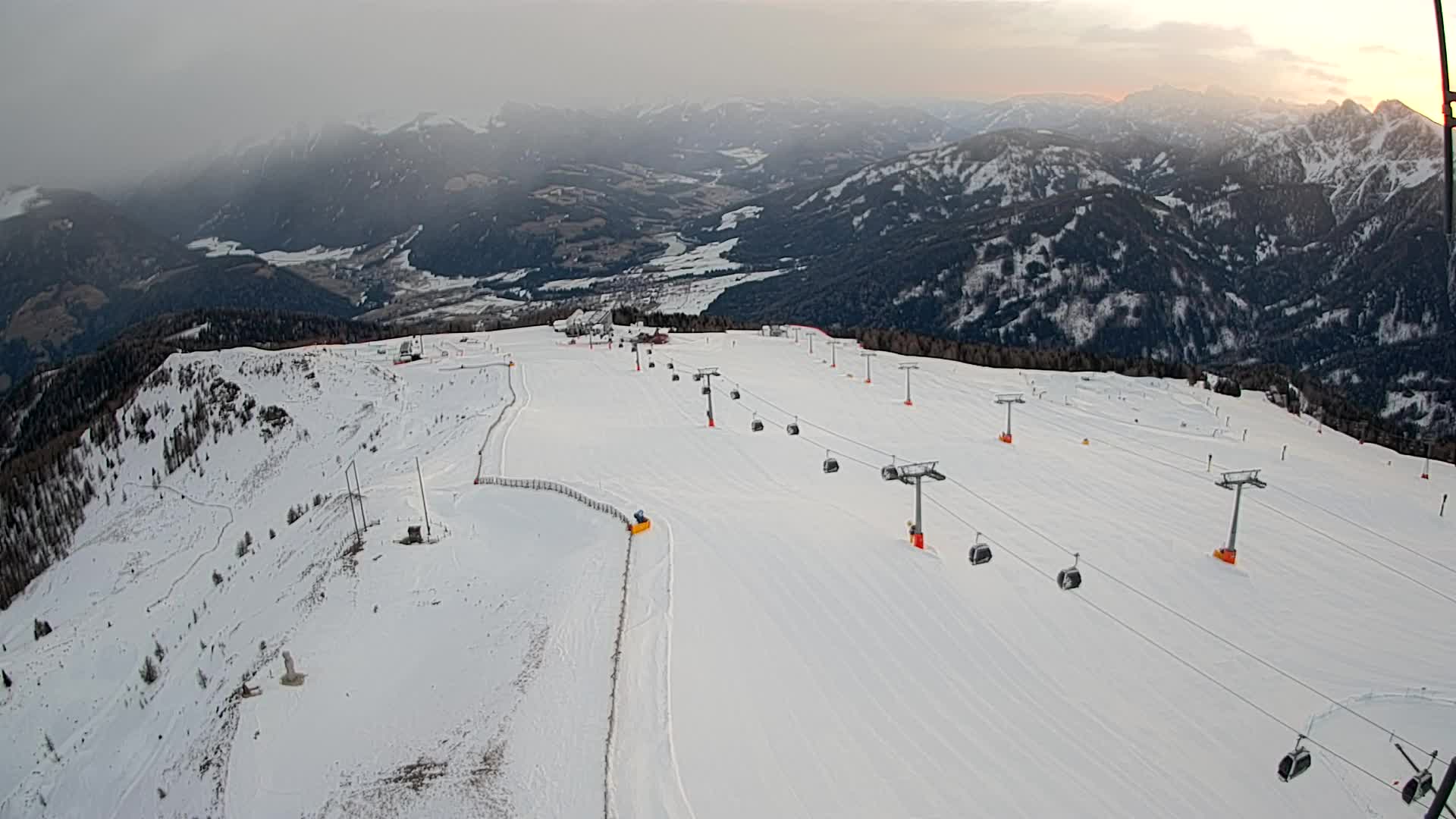 Sommet du Kronplatz | vue sur Valdaora – Olang