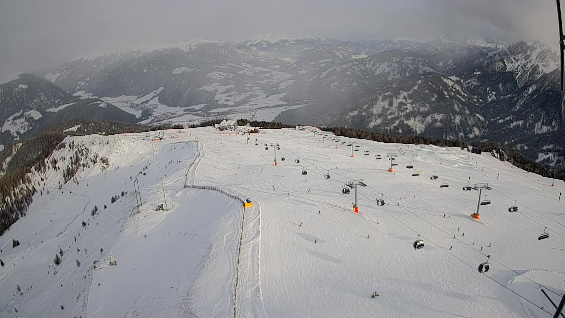 Kronplatz vrh | pogled na Valdaoro – Olang