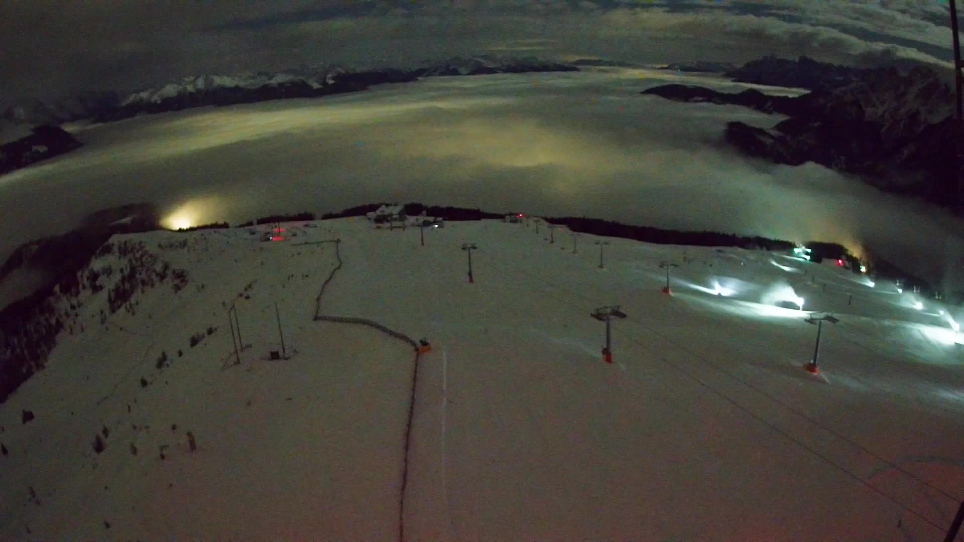Kronplatz-Gipfel | Blick nach Olang – Valdaora
