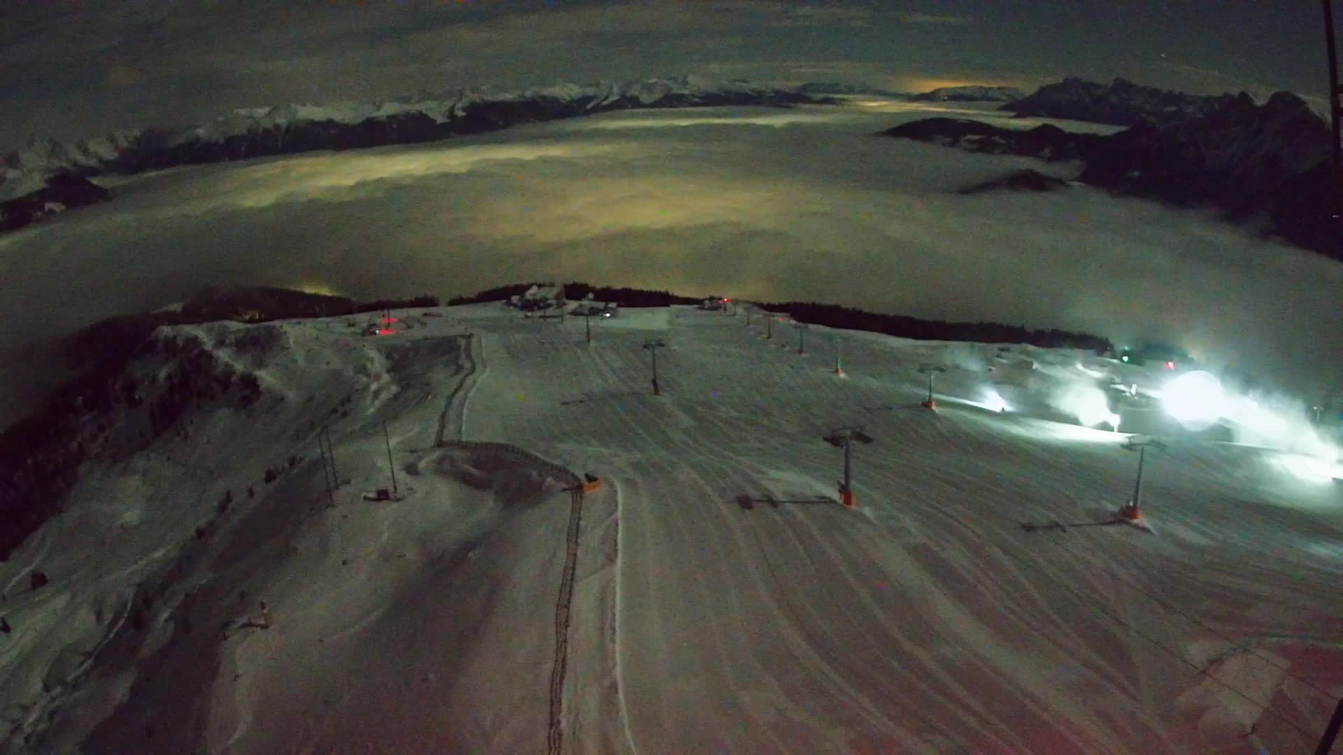 Kronplatz-Gipfel | Blick nach Olang – Valdaora