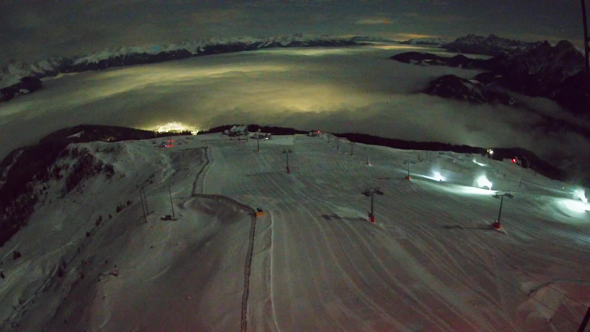 Kronplatz-Gipfel | Blick nach Olang – Valdaora
