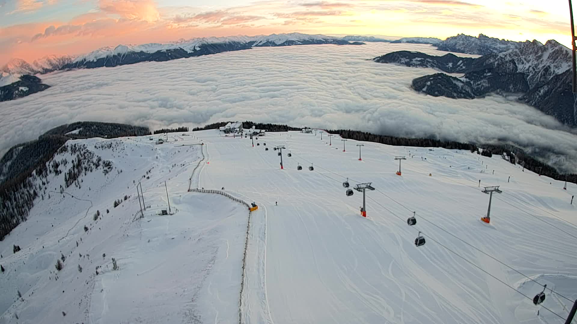 Kronplatz vrh | pogled na Valdaoro – Olang