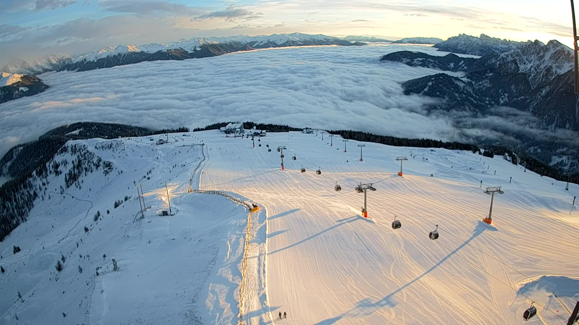Sommet du Kronplatz | vue sur Valdaora – Olang