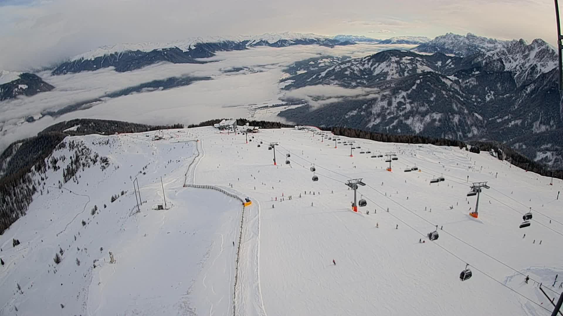 Sommet du Kronplatz | vue sur Valdaora – Olang