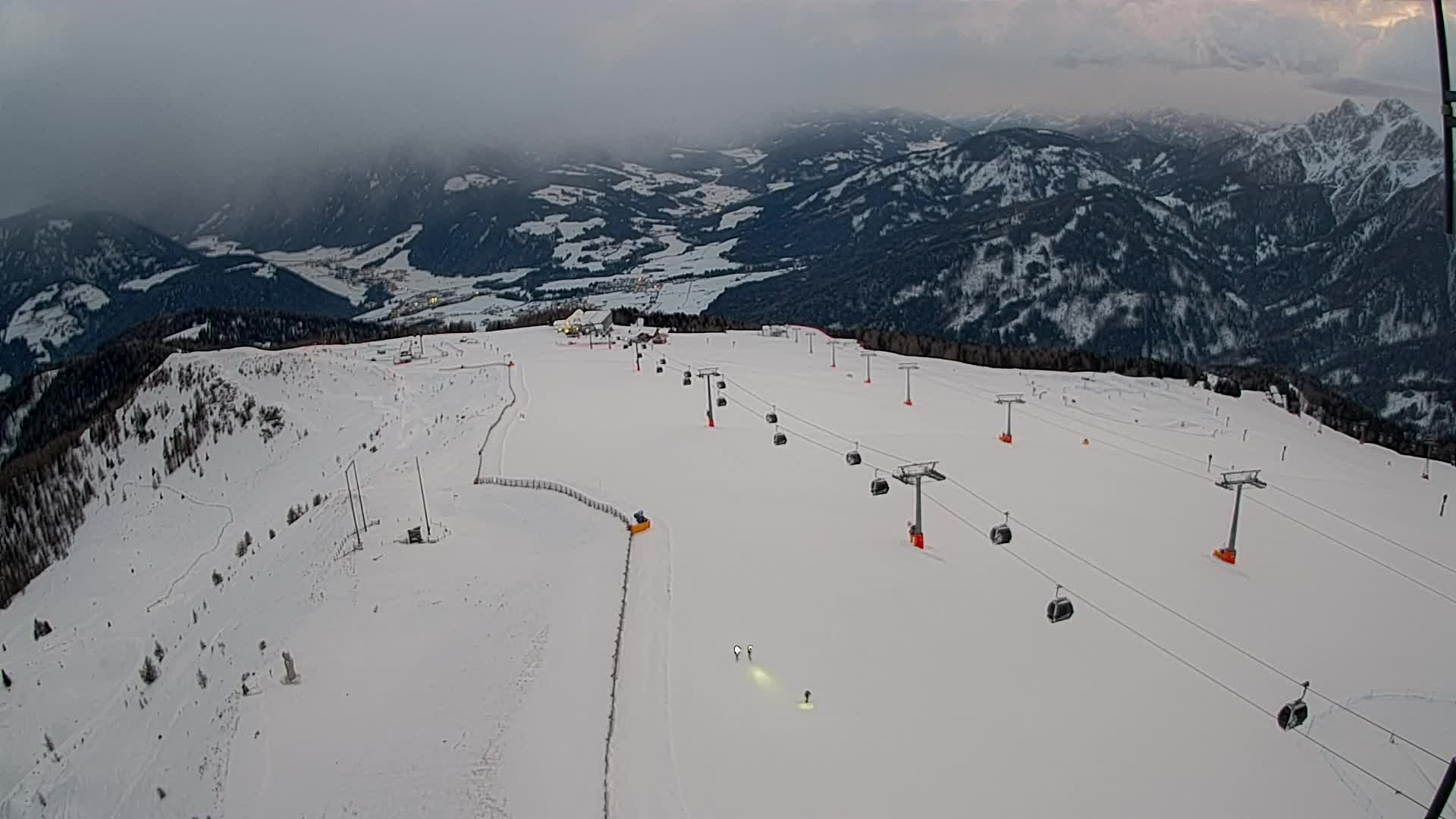 Kronplatz vrh | pogled na Valdaora – Olang