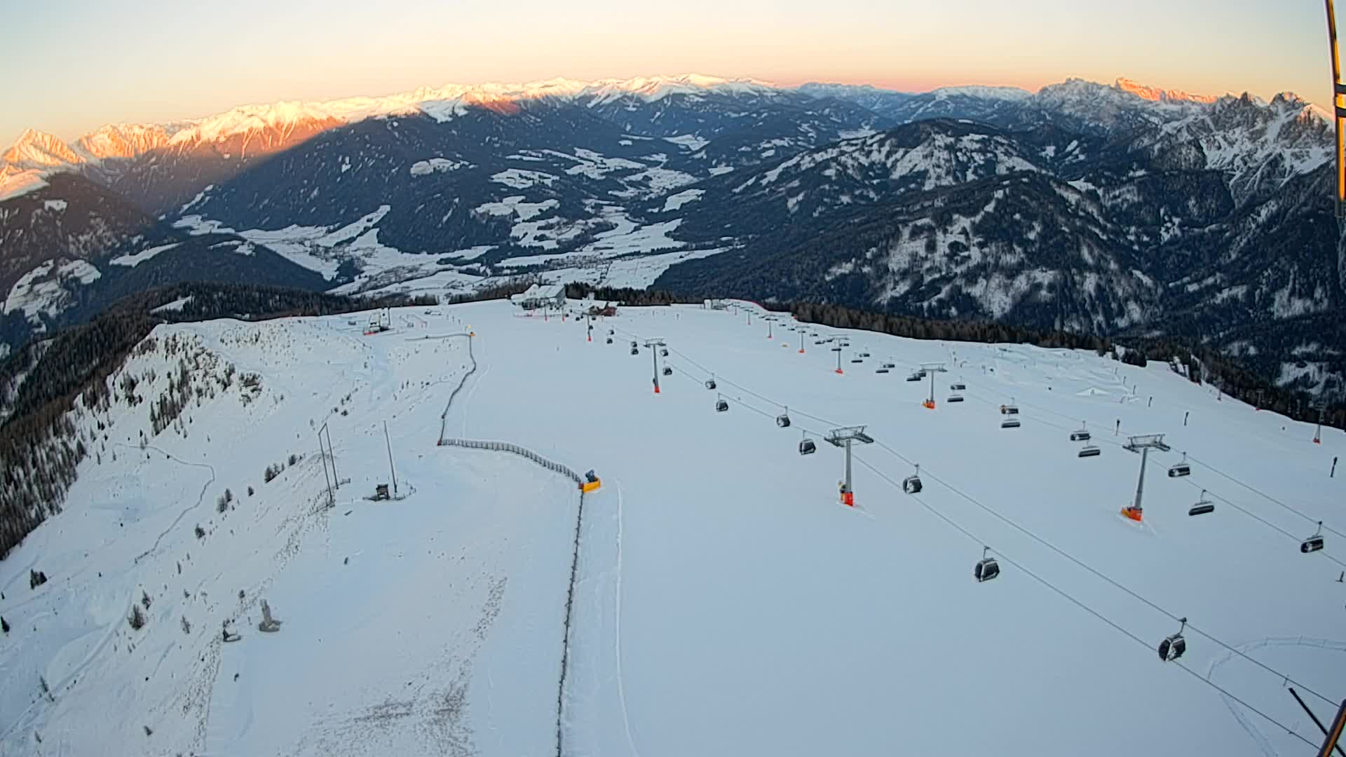 Sommet du Kronplatz | vue sur Valdaora – Olang