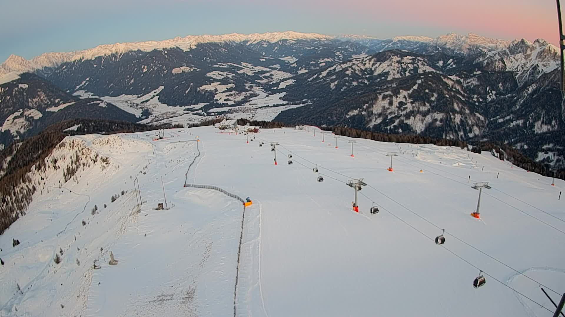 Sommet du Kronplatz | vue sur Valdaora – Olang