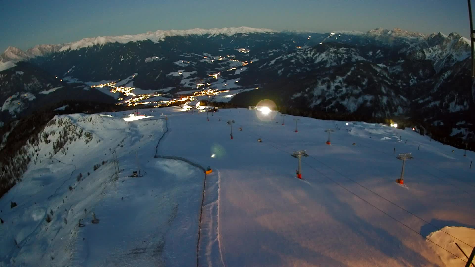 Kronplatz-Gipfel | Blick nach Olang – Valdaora