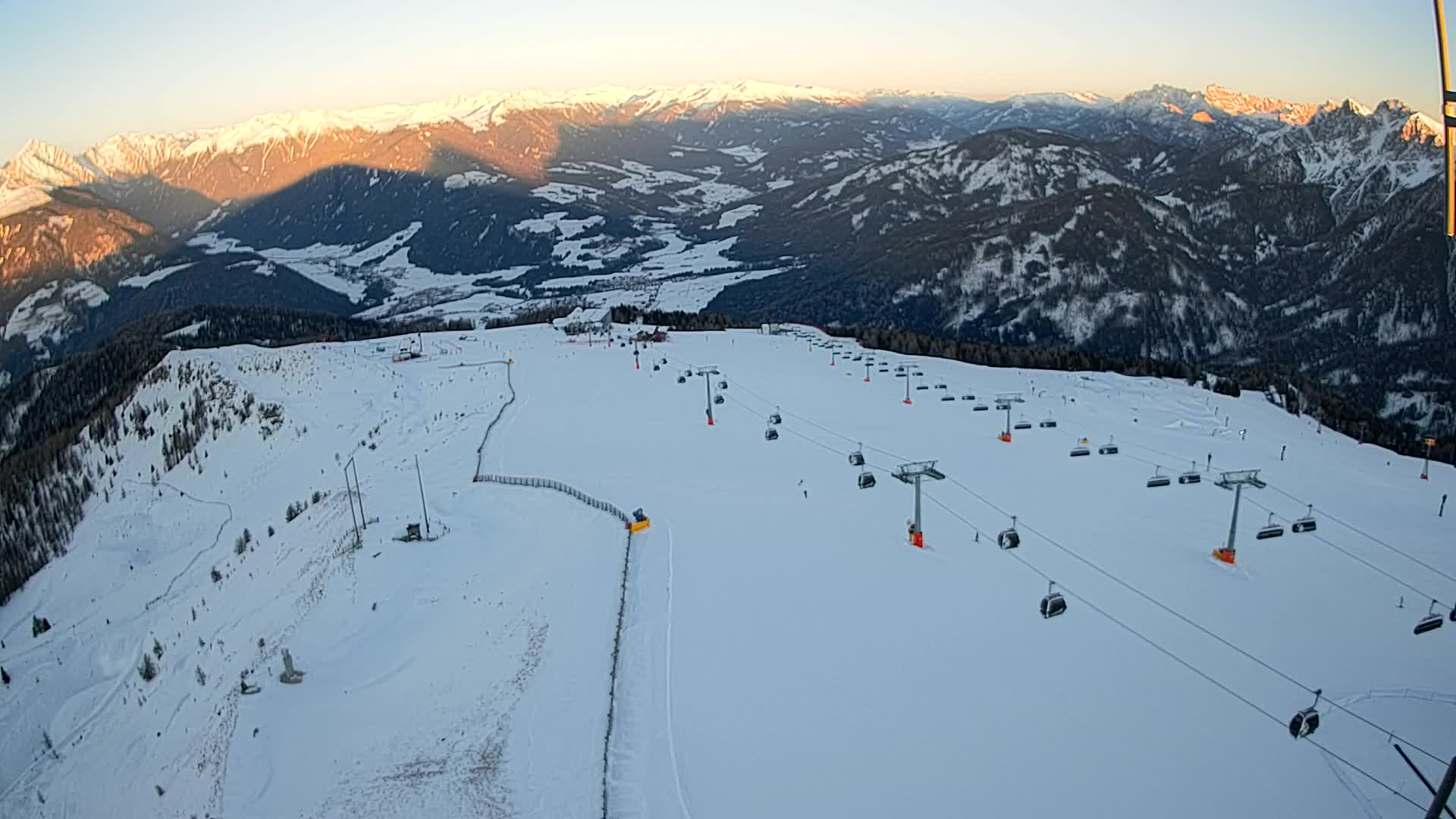 Kronplatz-Gipfel | Blick nach Olang – Valdaora