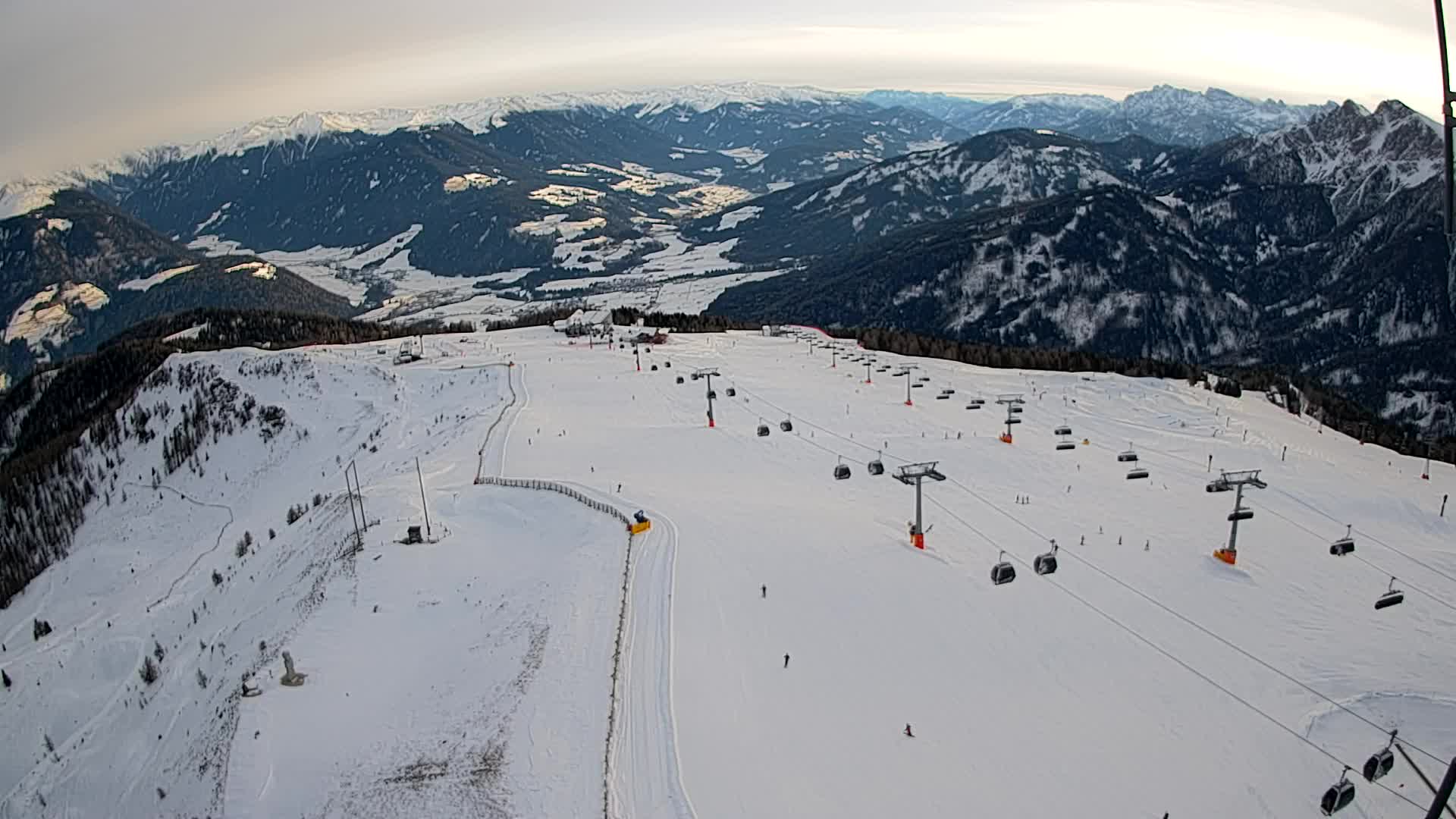 Kronplatz vrh | pogled na Valdaora – Olang