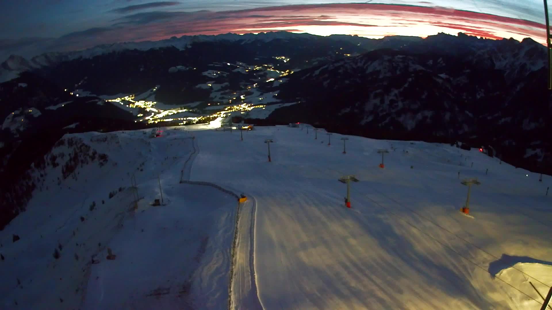 Kronplatz-Gipfel | Blick nach Olang – Valdaora