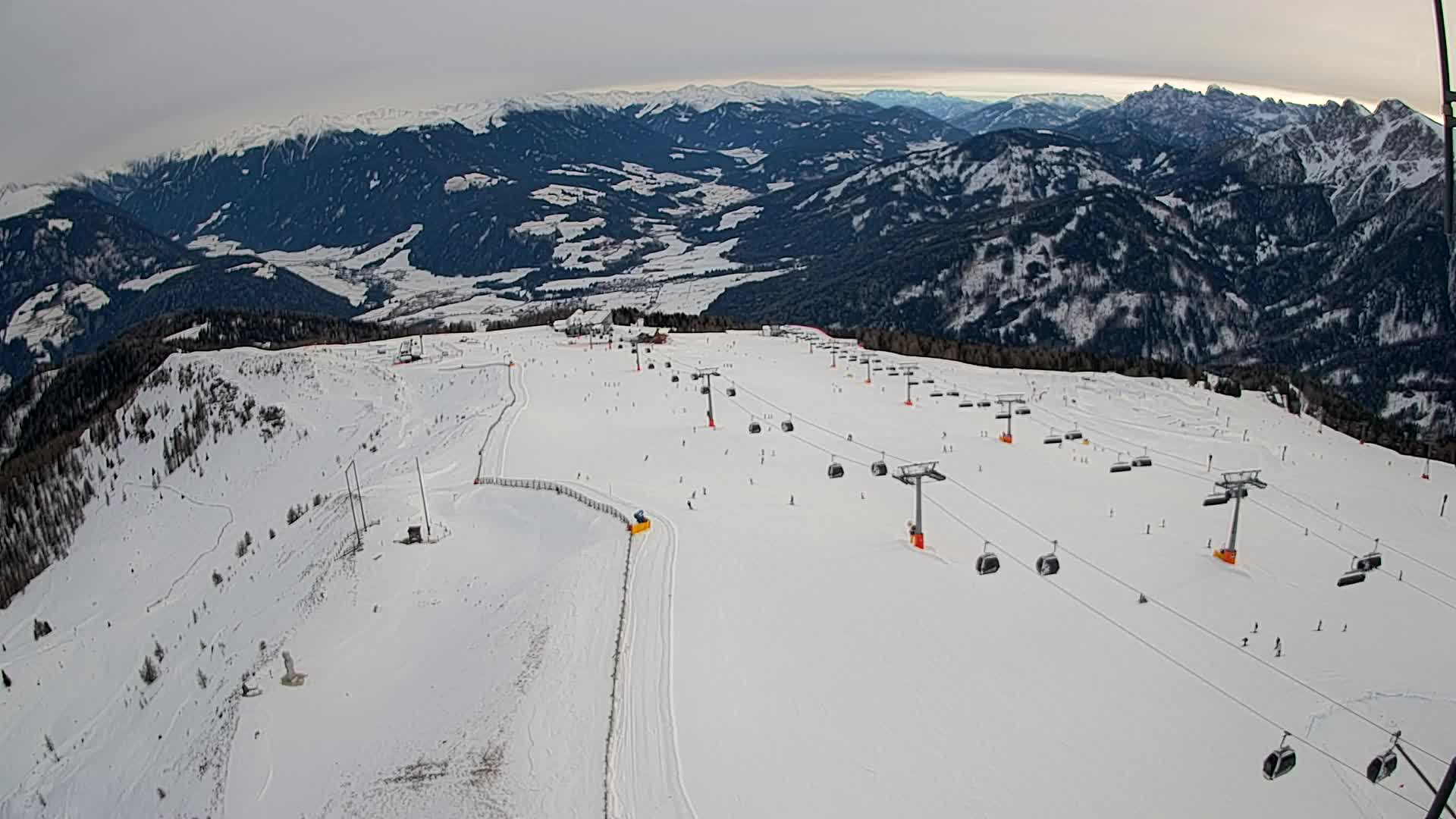 Kronplatz vrh | pogled na Valdaora – Olang