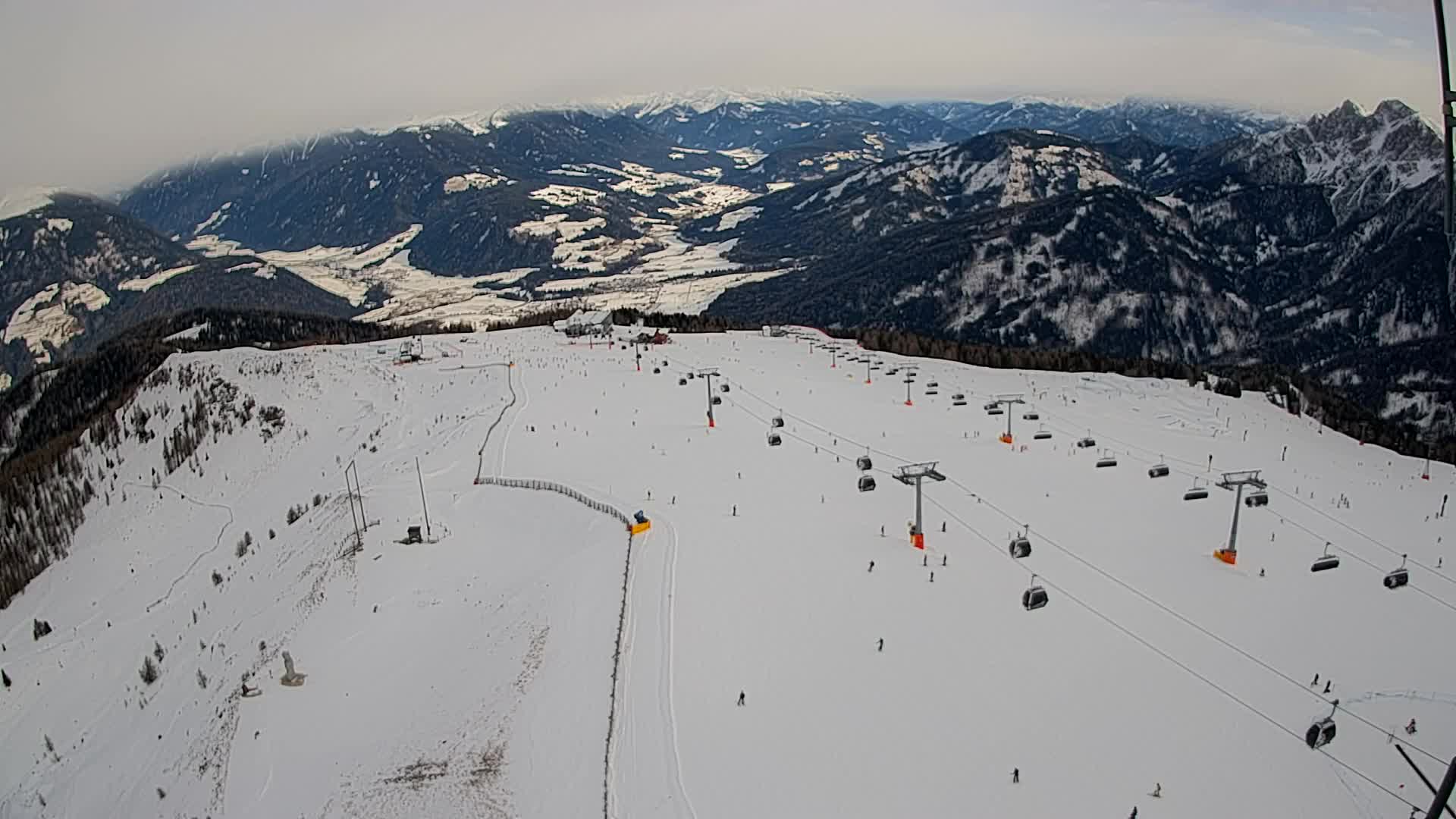 Sommet du Kronplatz | vue sur Valdaora – Olang