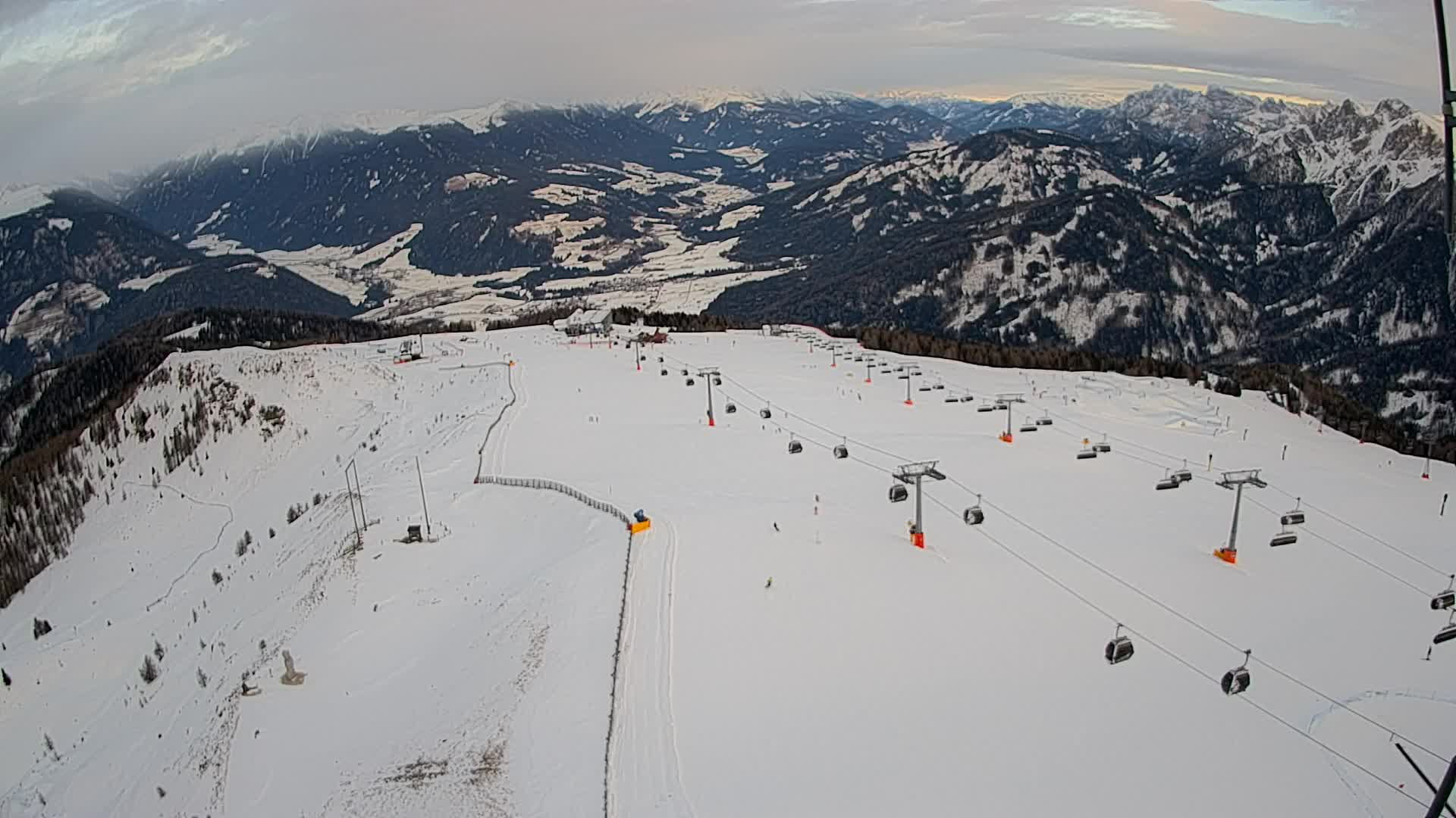 Kronplatz-Gipfel | Blick nach Olang – Valdaora