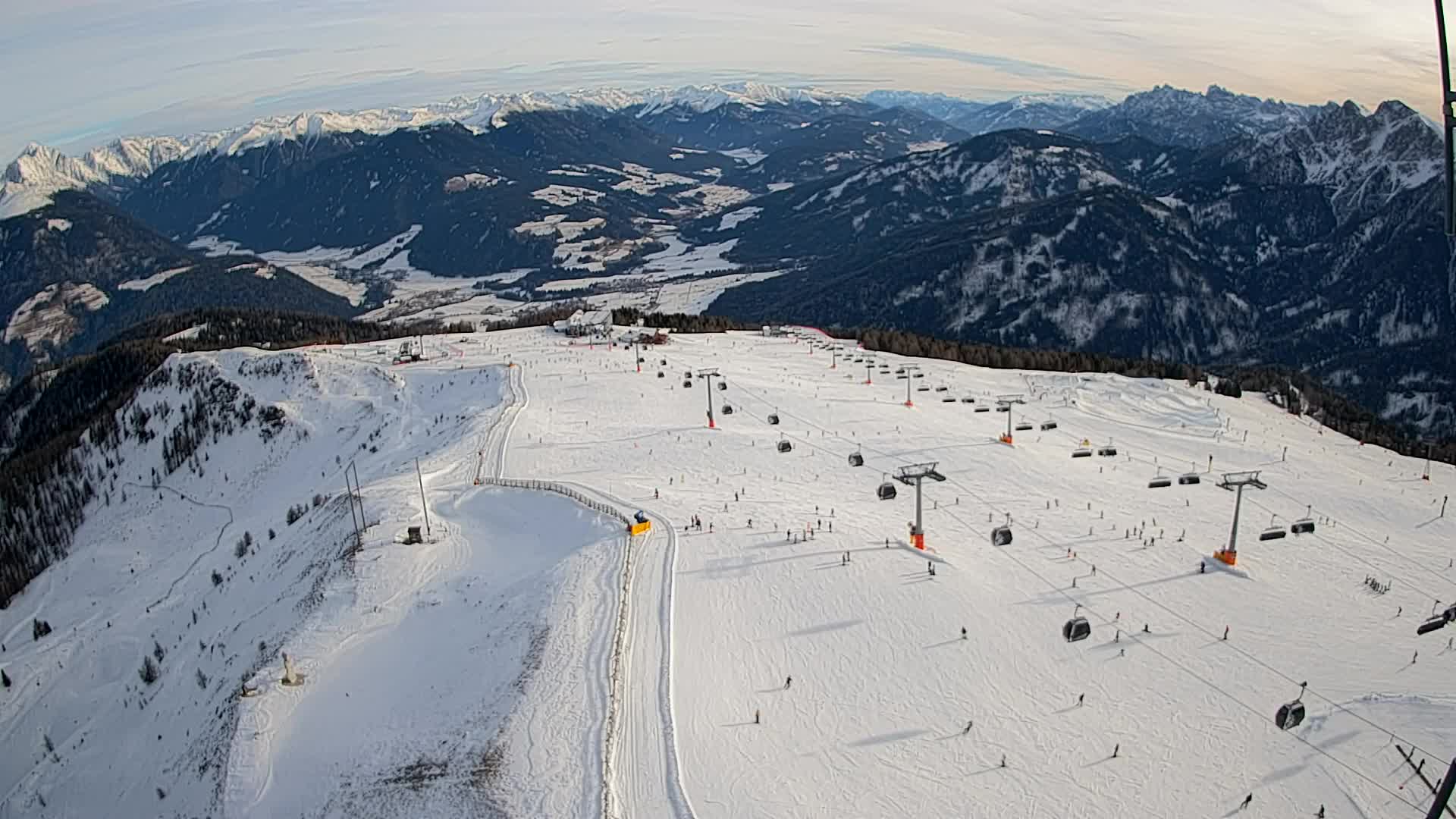 Sommet du Kronplatz | vue sur Valdaora – Olang