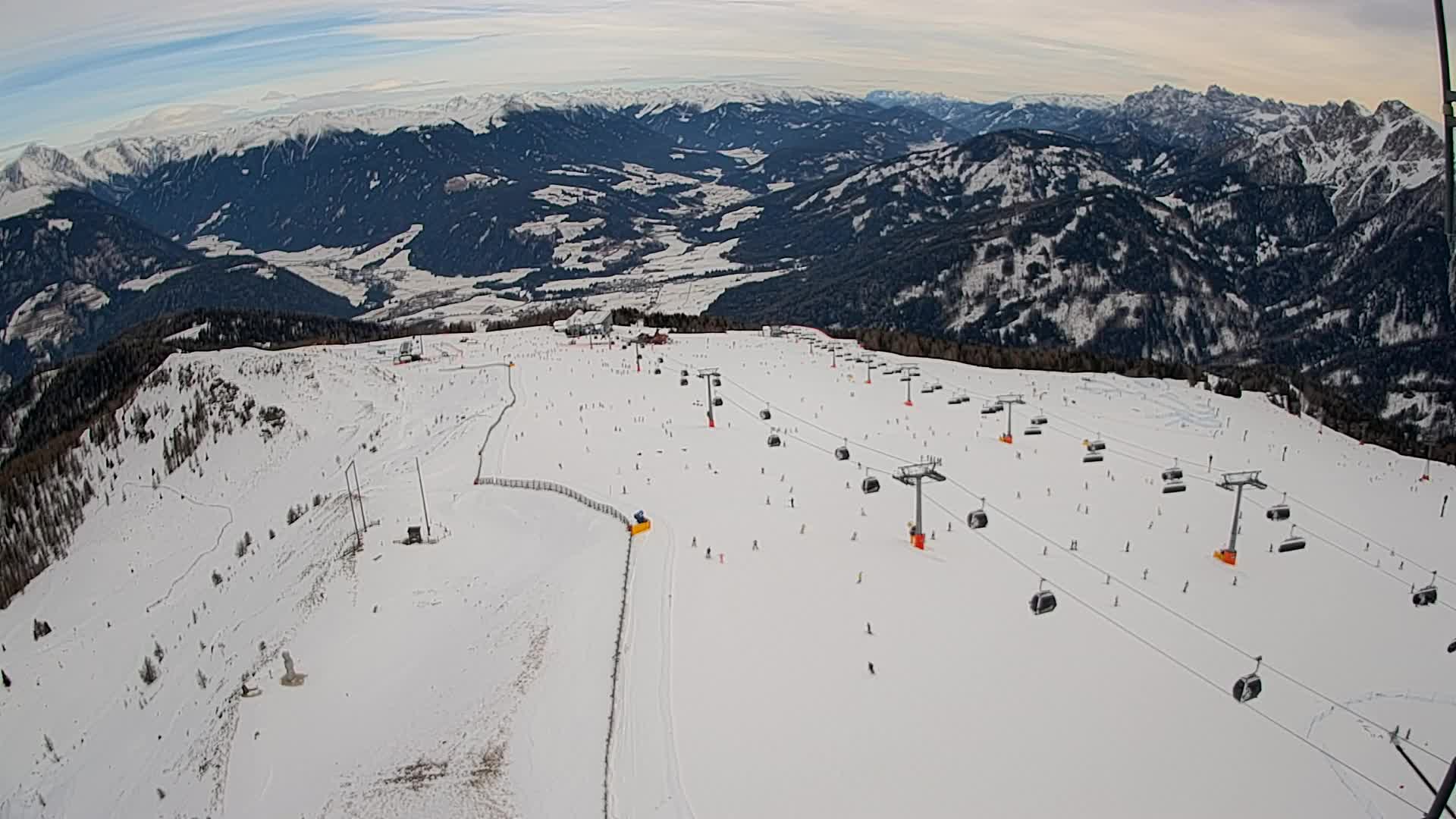 Sommet du Kronplatz | vue sur Valdaora – Olang