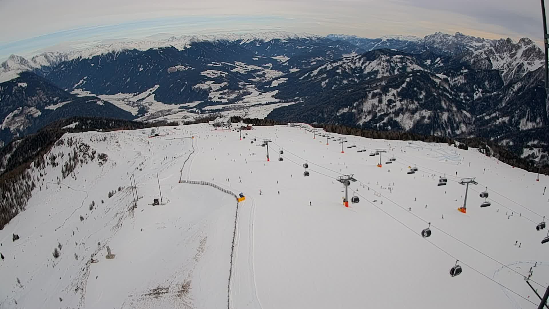 Sommet du Kronplatz | vue sur Valdaora – Olang