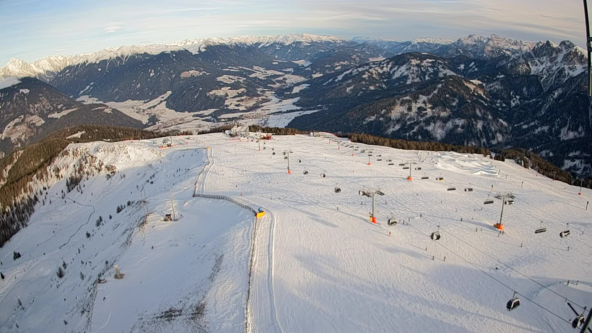 Sommet du Kronplatz | vue sur Valdaora – Olang
