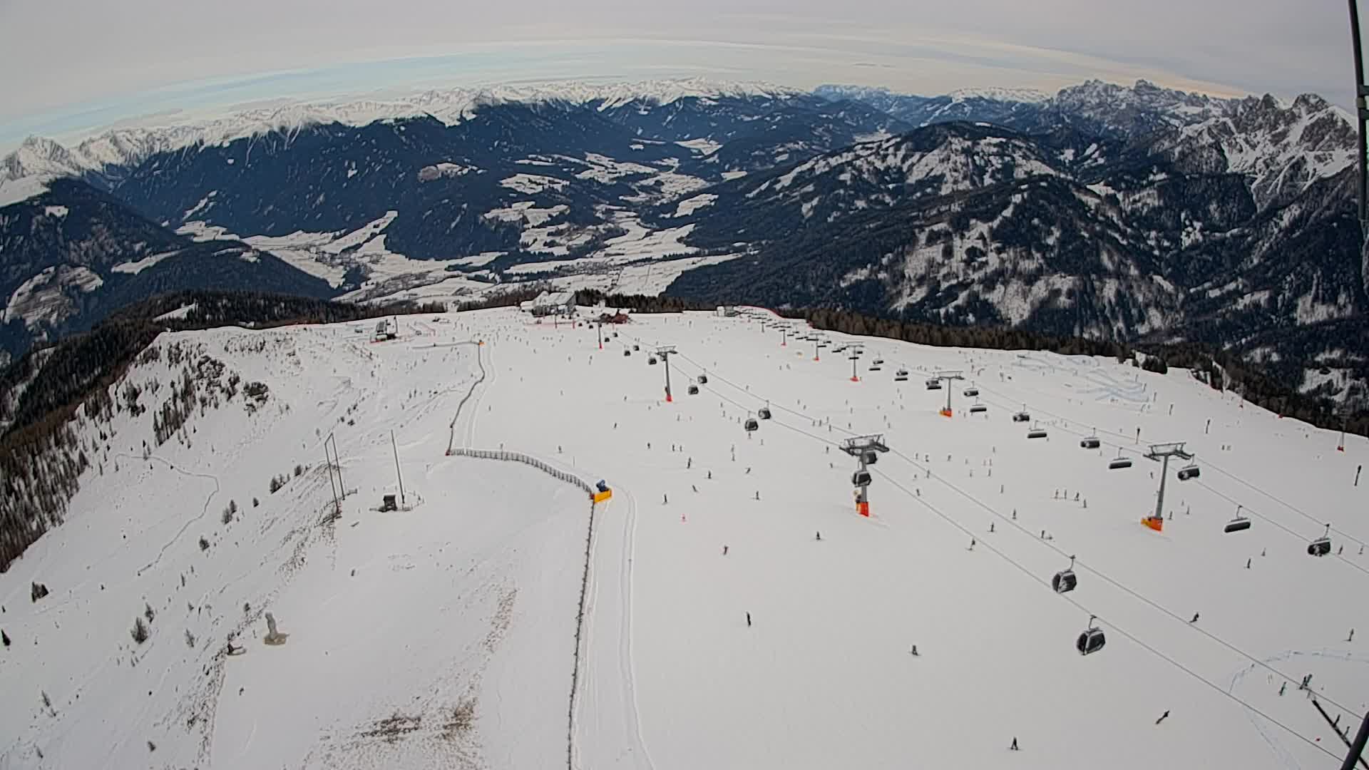 Kronplatz-Gipfel | Blick nach Olang – Valdaora
