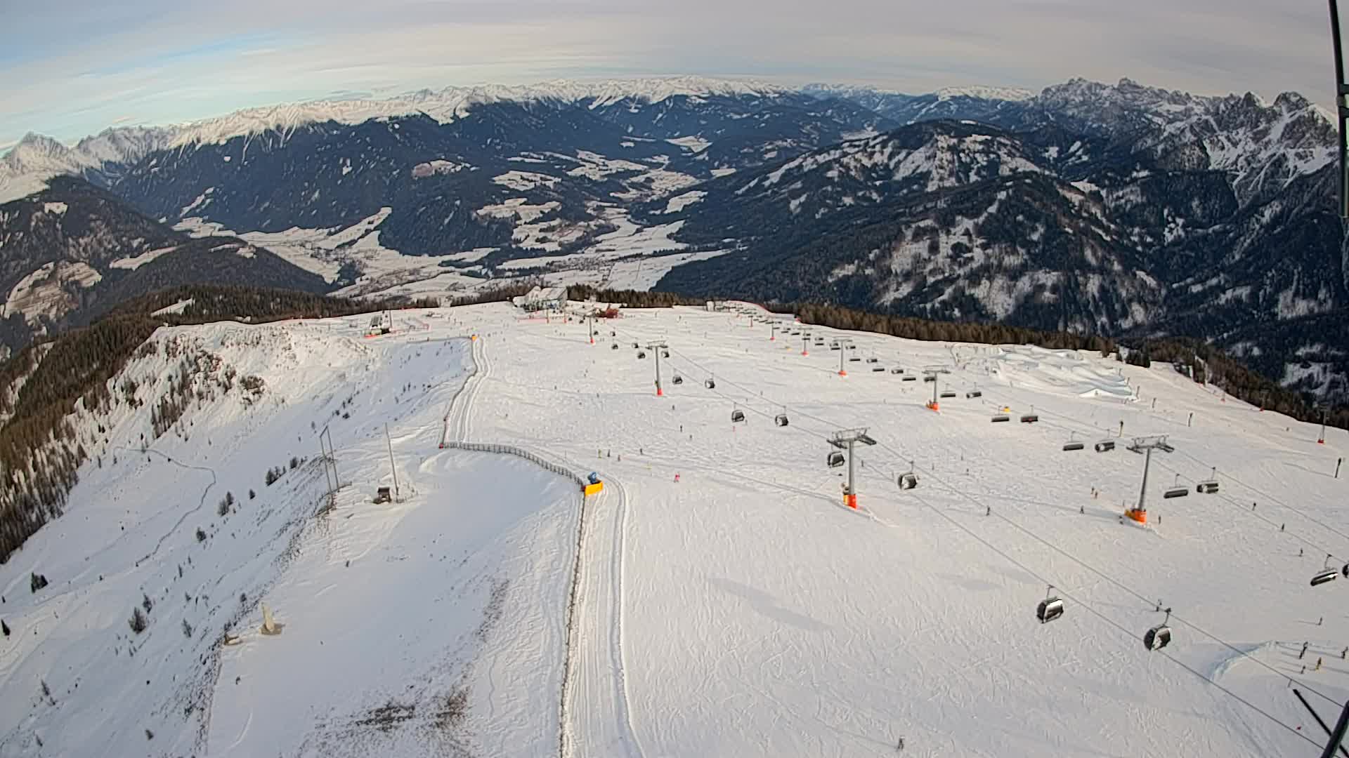 Sommet du Kronplatz | vue sur Valdaora – Olang