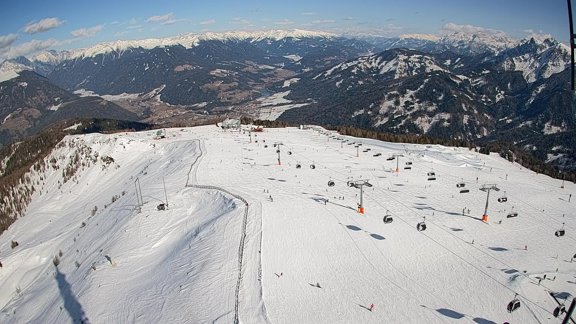 Sommet du Kronplatz | vue sur Valdaora – Olang
