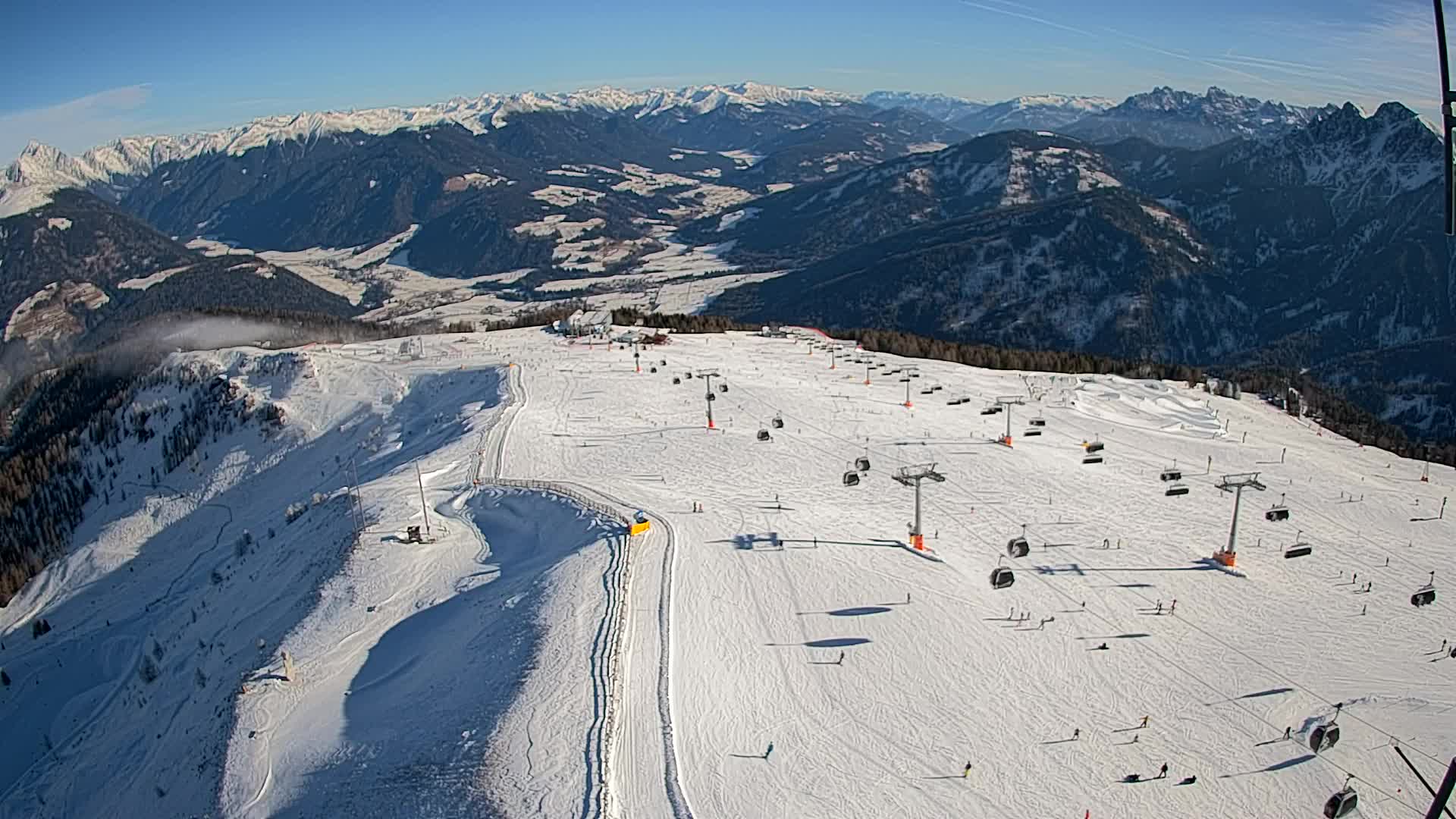 Sommet du Kronplatz | vue sur Valdaora – Olang